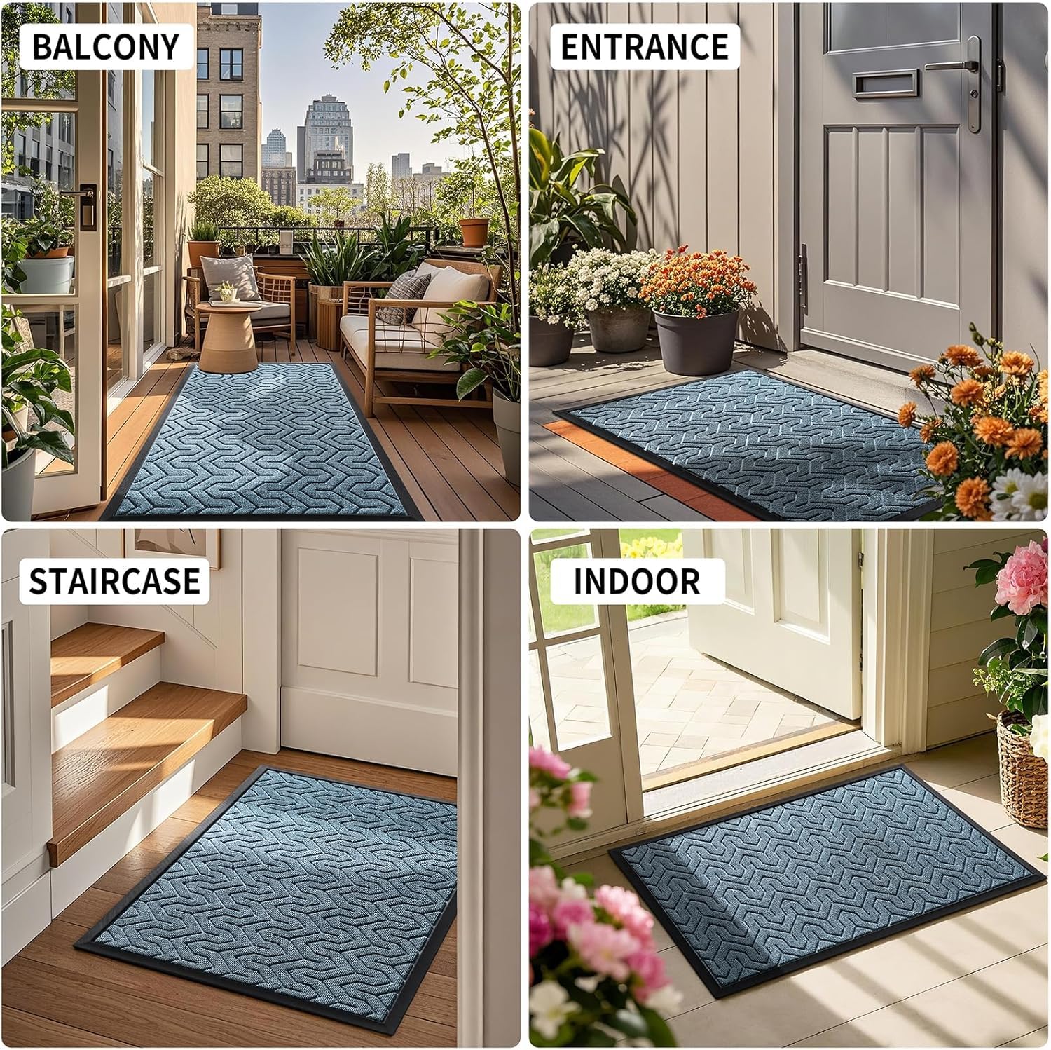 Extra Large Door Mat Outside Entrance 60x36