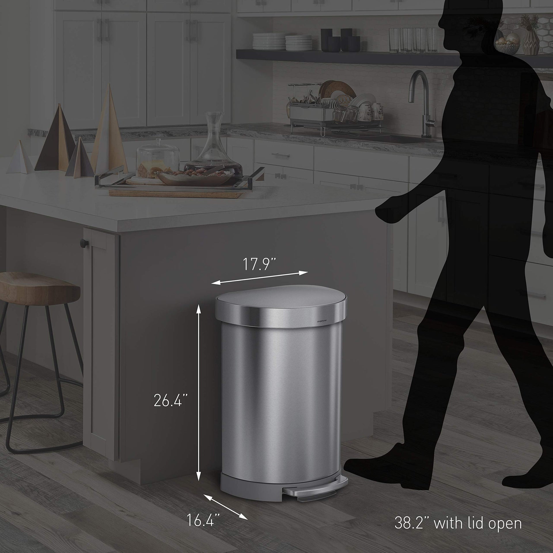 Semi Round Step Can