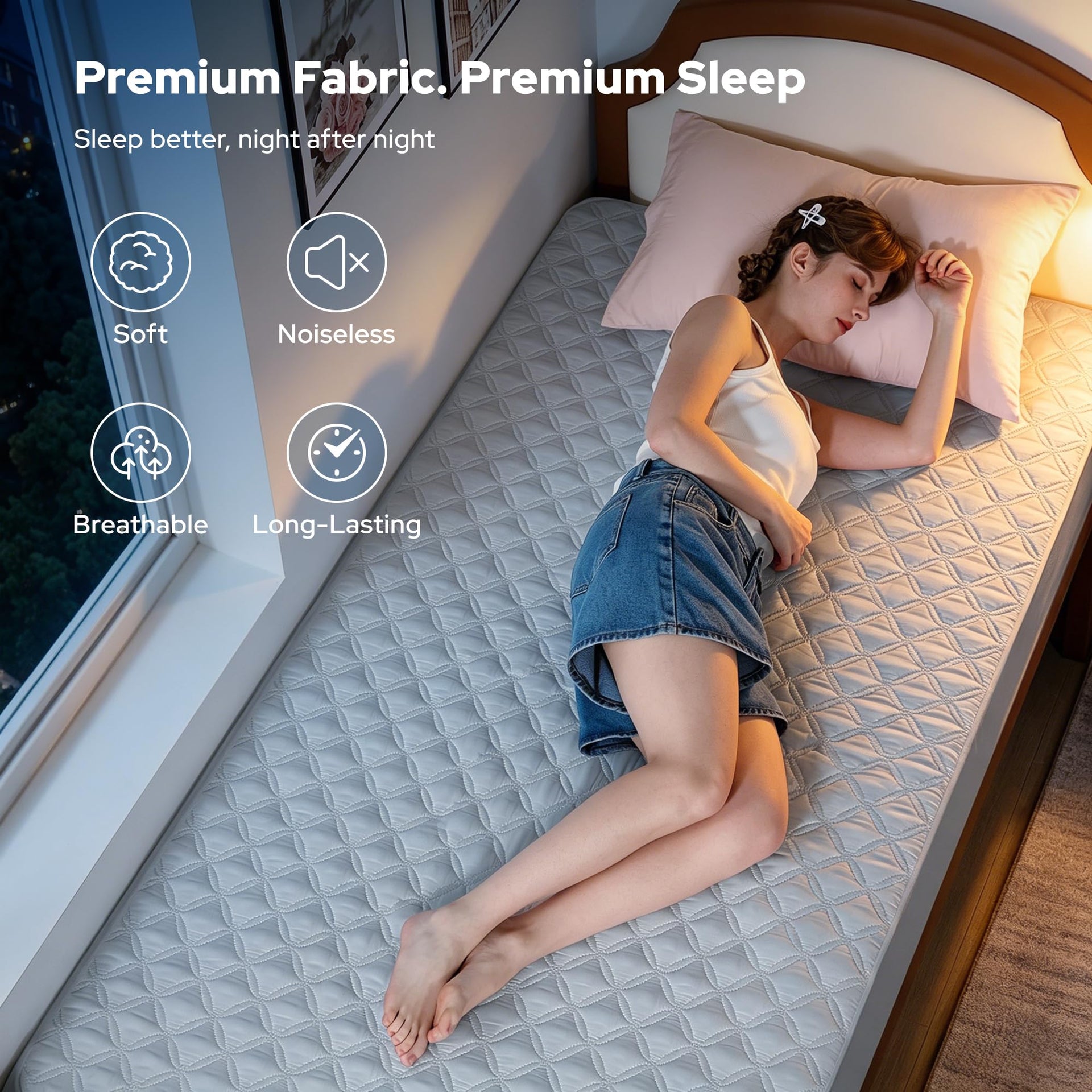 Waterproof Twin XL Mattress Protector