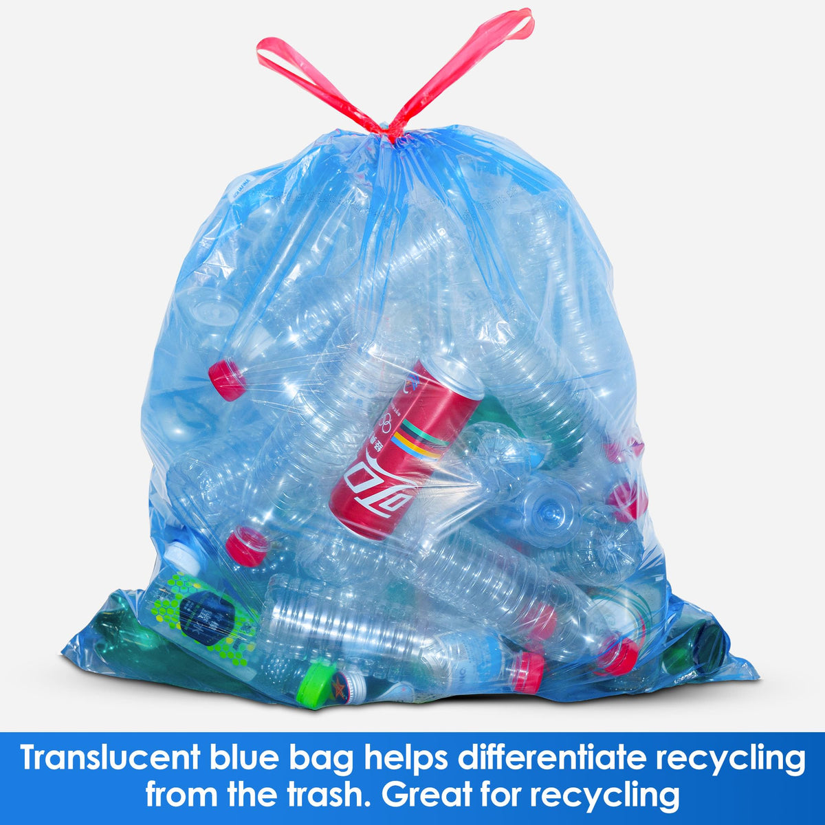 13 Gallon Recycling Trash Bags (200 Count)