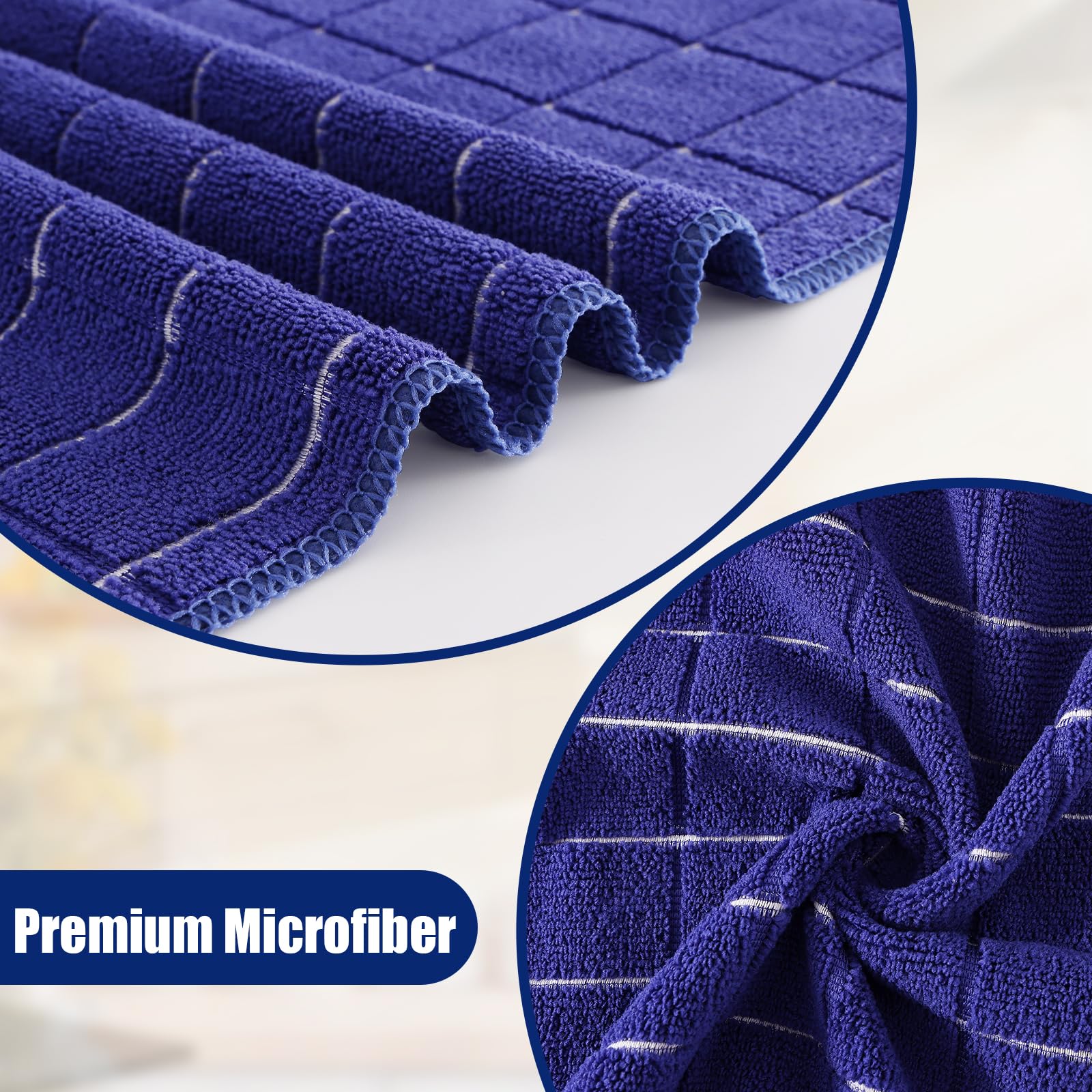 Microfiber Kitchen Towels and Dishcloths Sets (20 Count)
