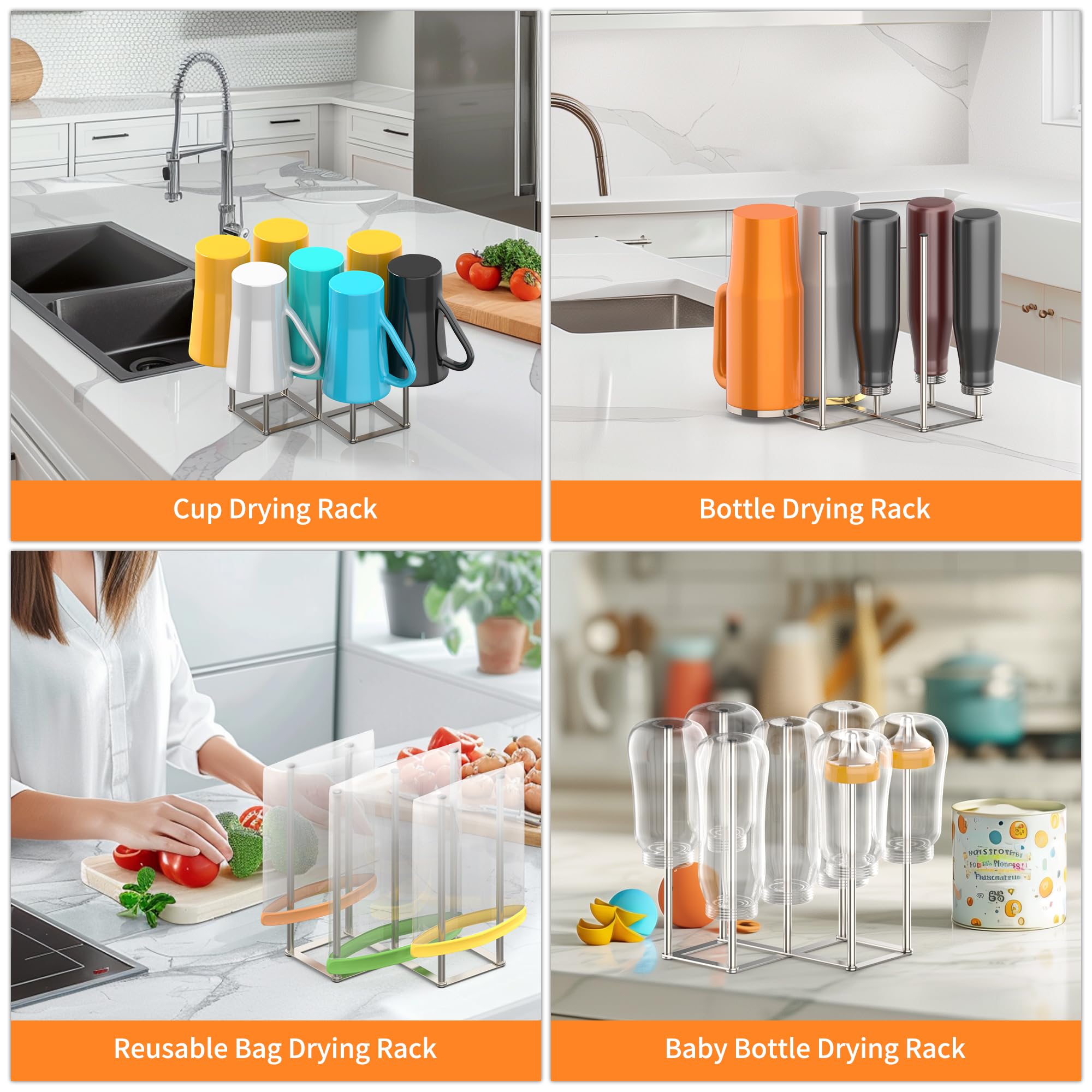 Foldable Bottle Drying Rack (19.36 Ounce)