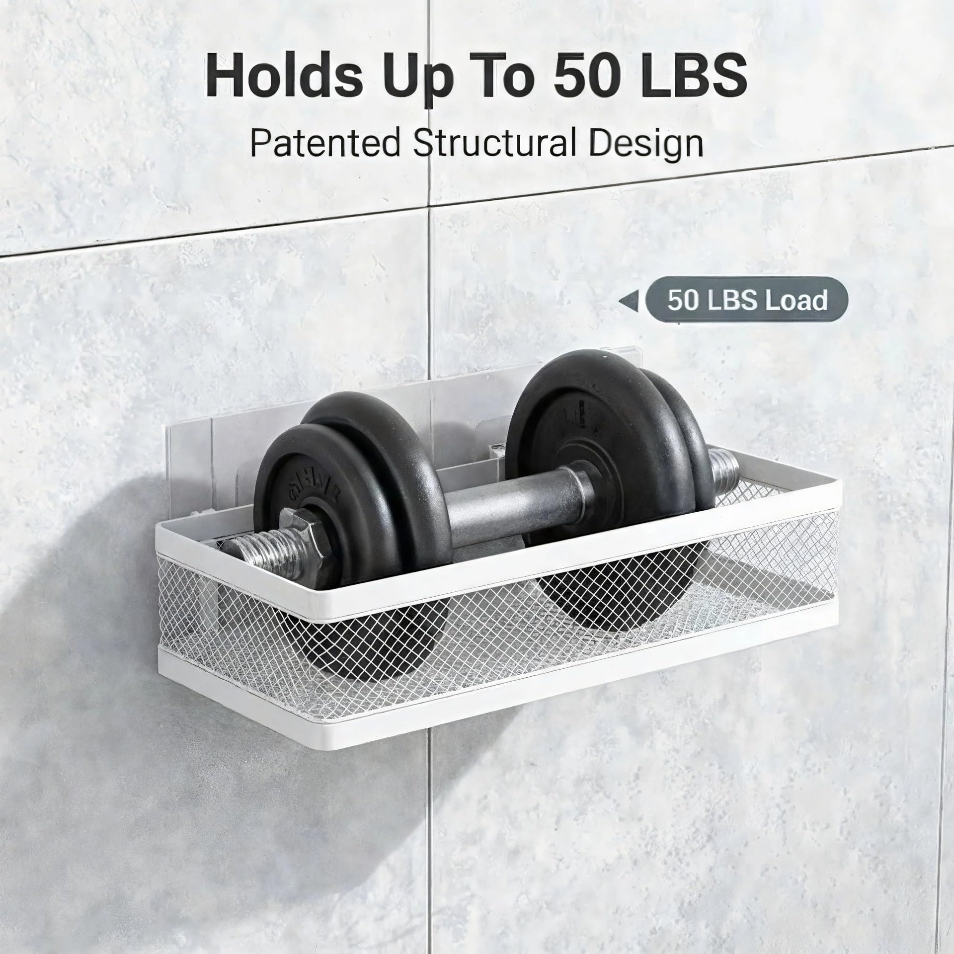 Mesh Shower Caddy Wall Mount (2 Count)