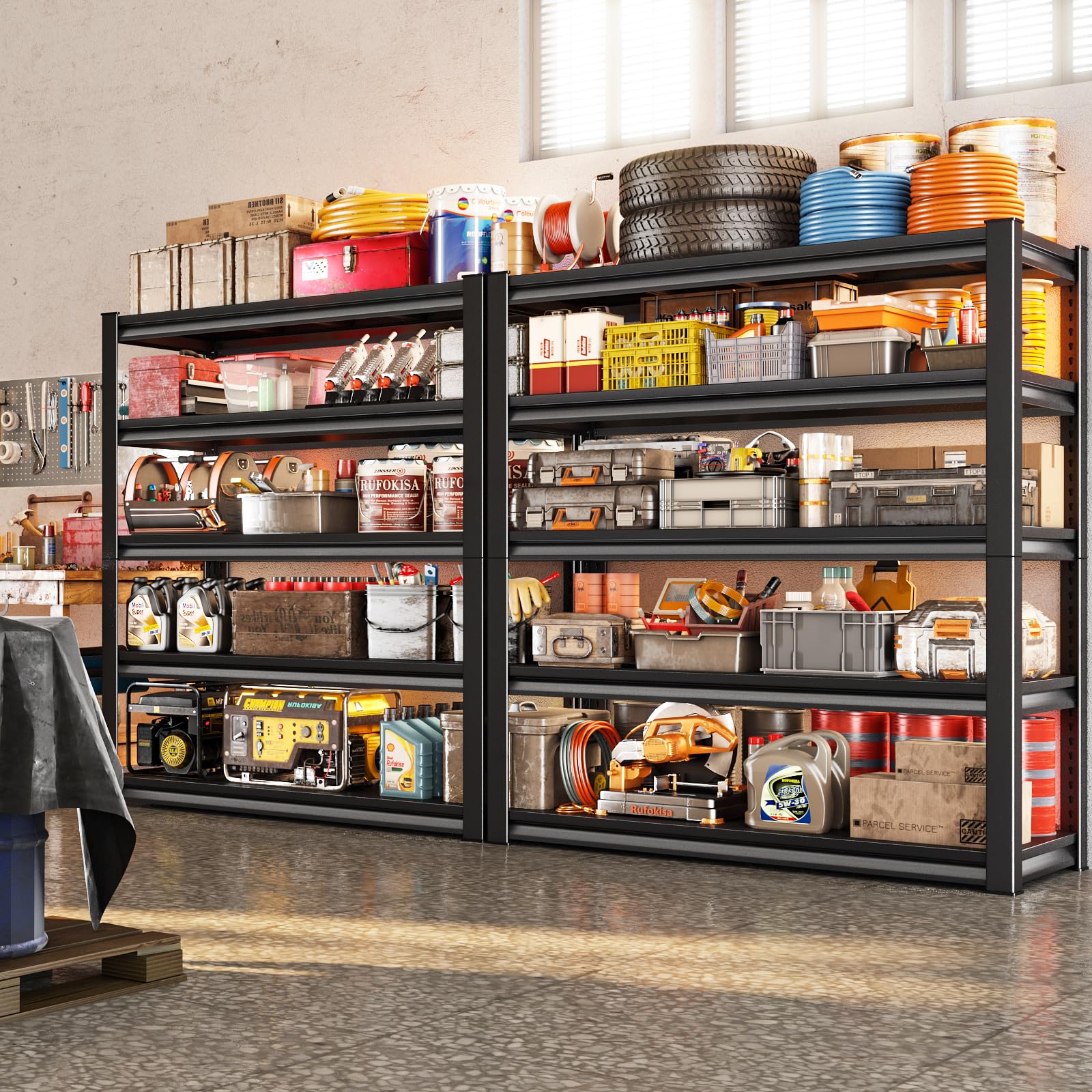 78" H Garage Shelving Heavy Duty