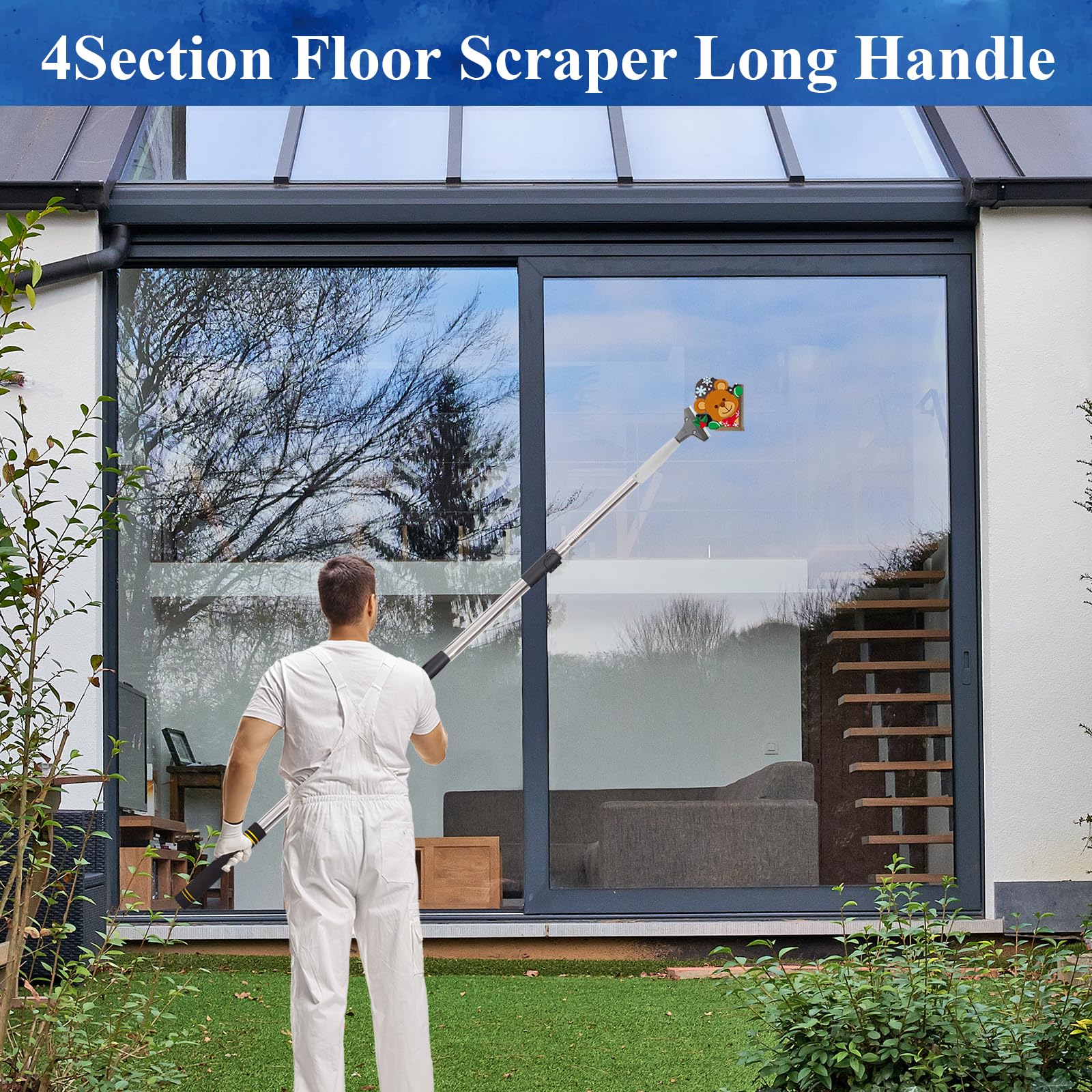 Floor Scraper Heavy Duty Long Handle