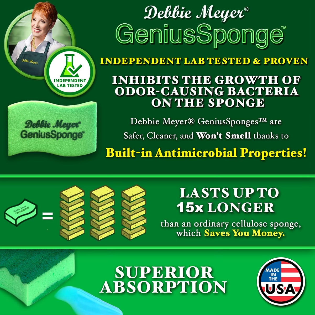 GeniusSponges (8 Count)