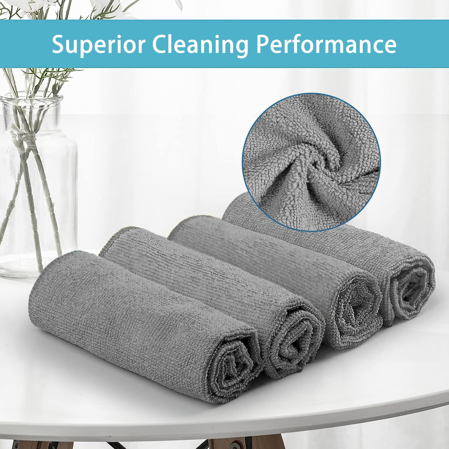 50PK Microfiber Cleaning Cloth (50 Count)