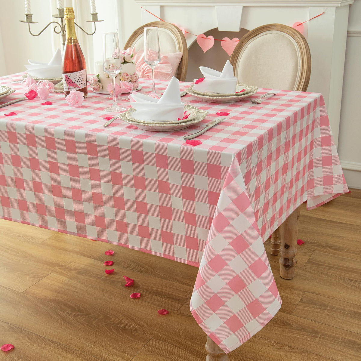 Waterproof Checkered Tablecloth Fabric