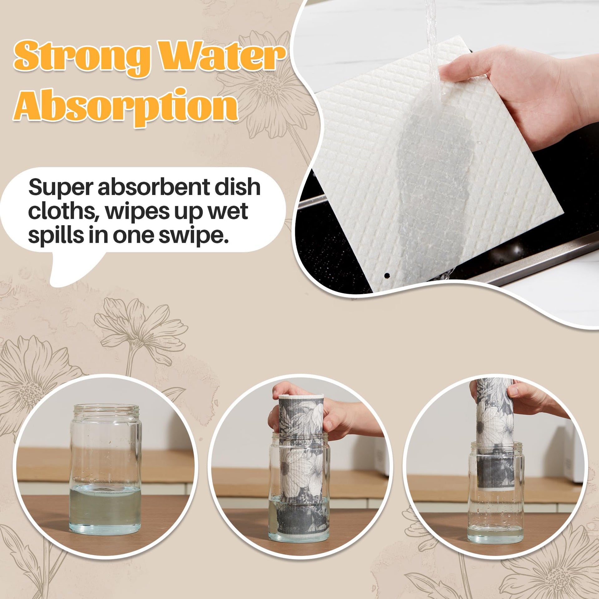 12 Pack Decorate Cleaning Cloth (12 Count)