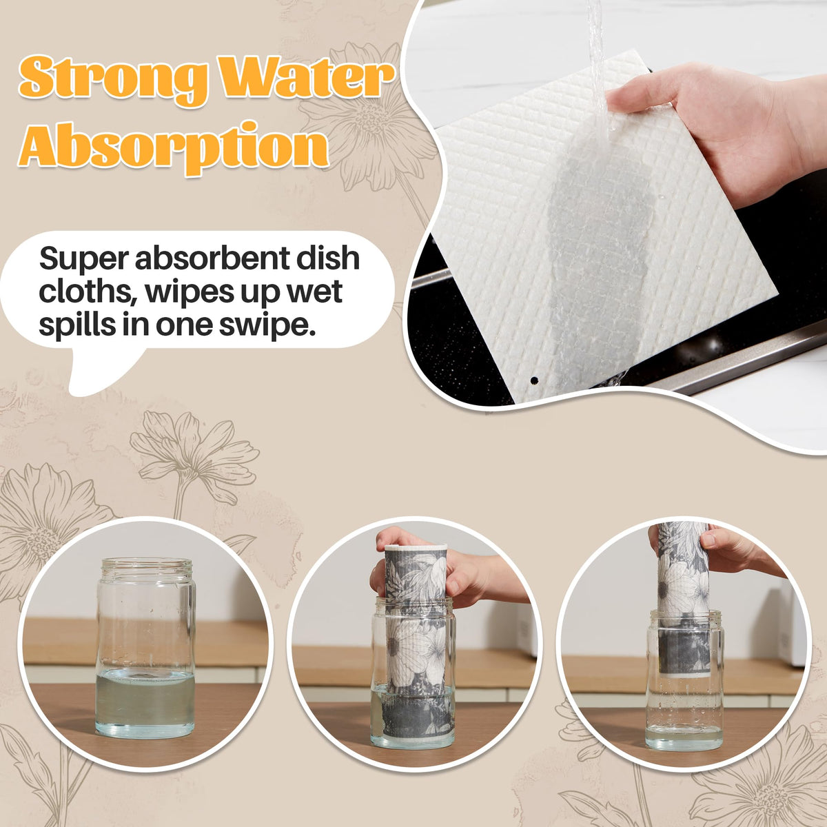 12 Pack Decorate Cleaning Cloth (12 Count)