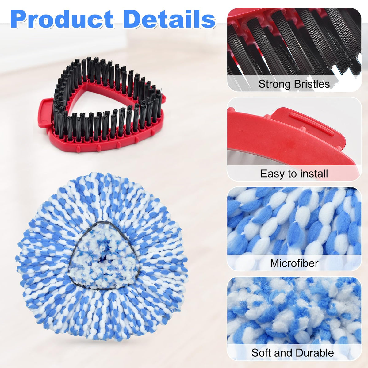 Mop Heads Replacements for Ocedar (5 Count)