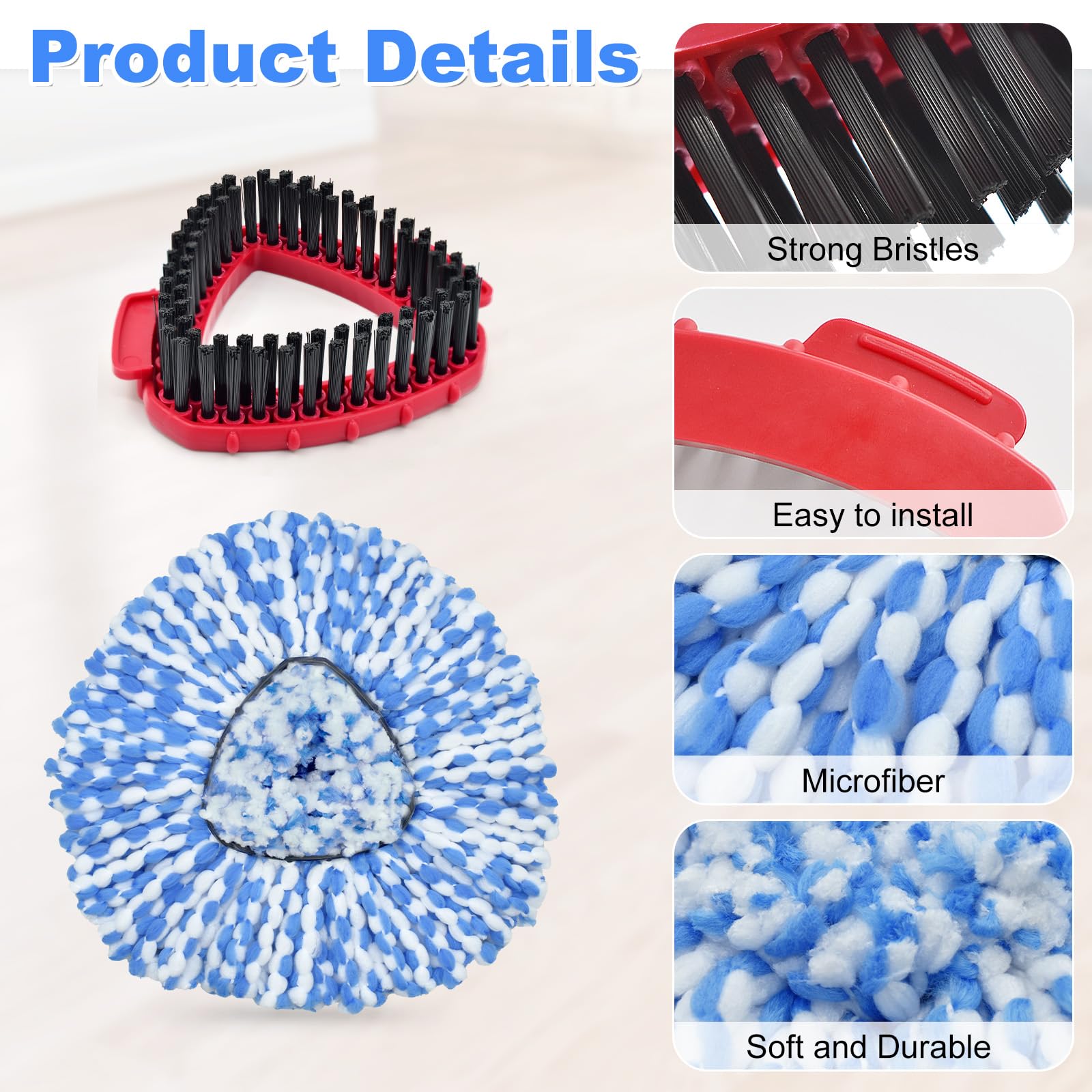 Mop Heads Replacements for Ocedar (7 Count)
