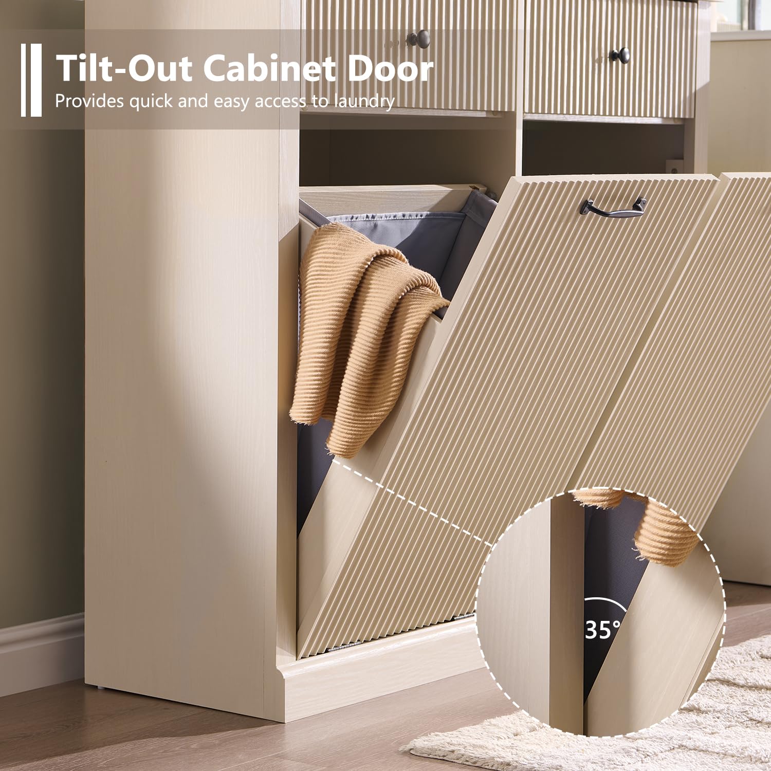 Double Tilt Out Trash Cabinet