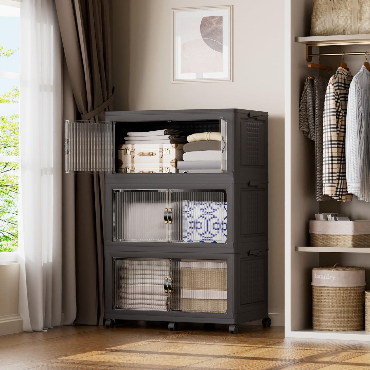 579Qt Stackable Storage Bins
