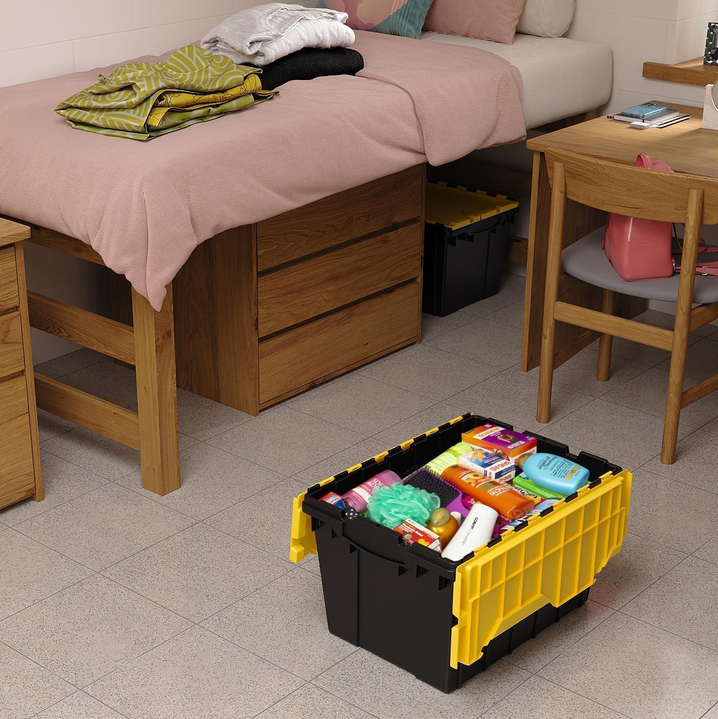 KeepBox 12 Gallon Storage Container (6 Count)