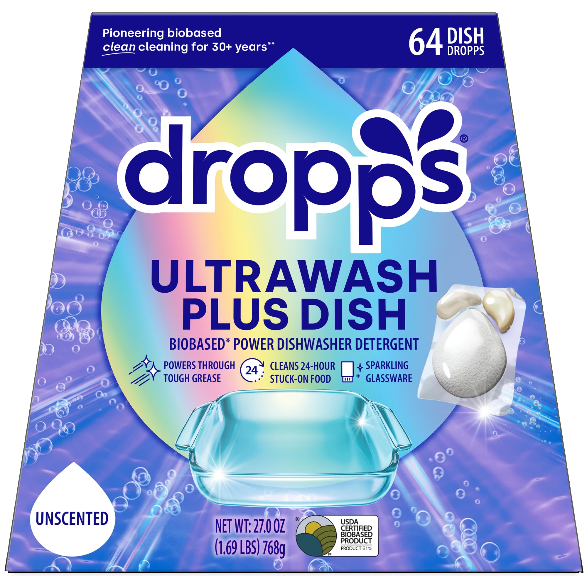 UltraWash Plus Dishwasher Detergent Pods (64 Count)