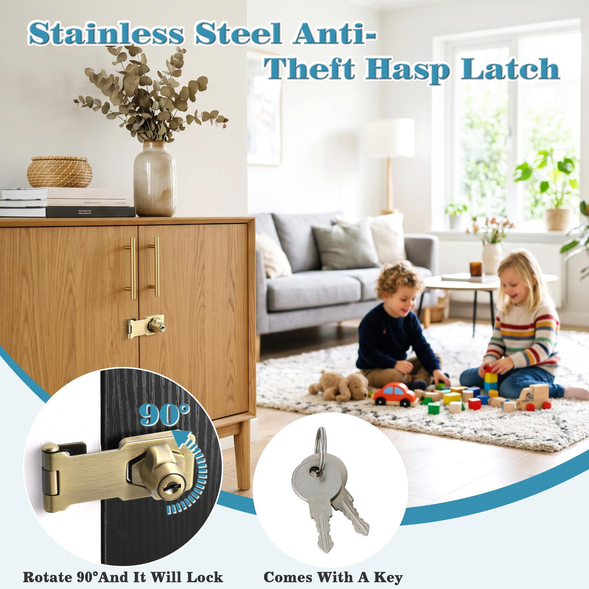 Keyed Hasp Latch
