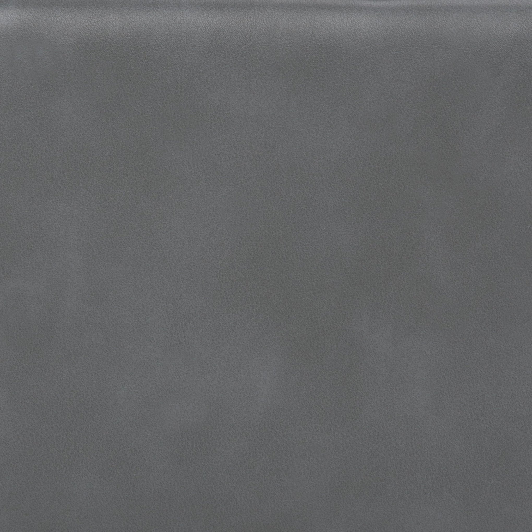 Avalon 54" Wide Vegan Leather Storage Ottoman in Stone Grey