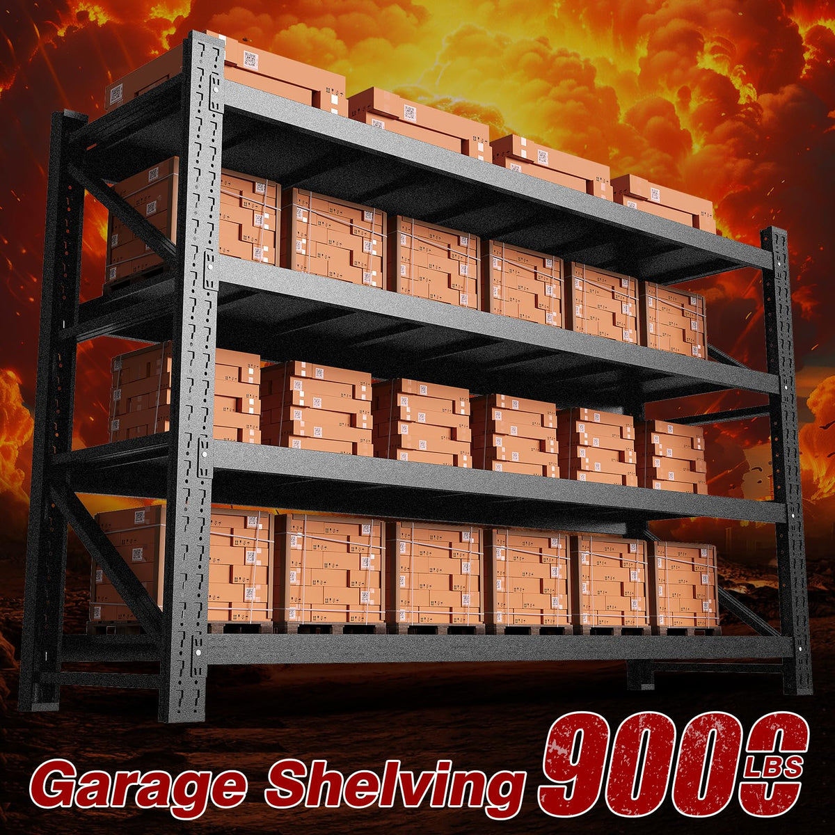 9000LBS Metal Steel Storage Shelves