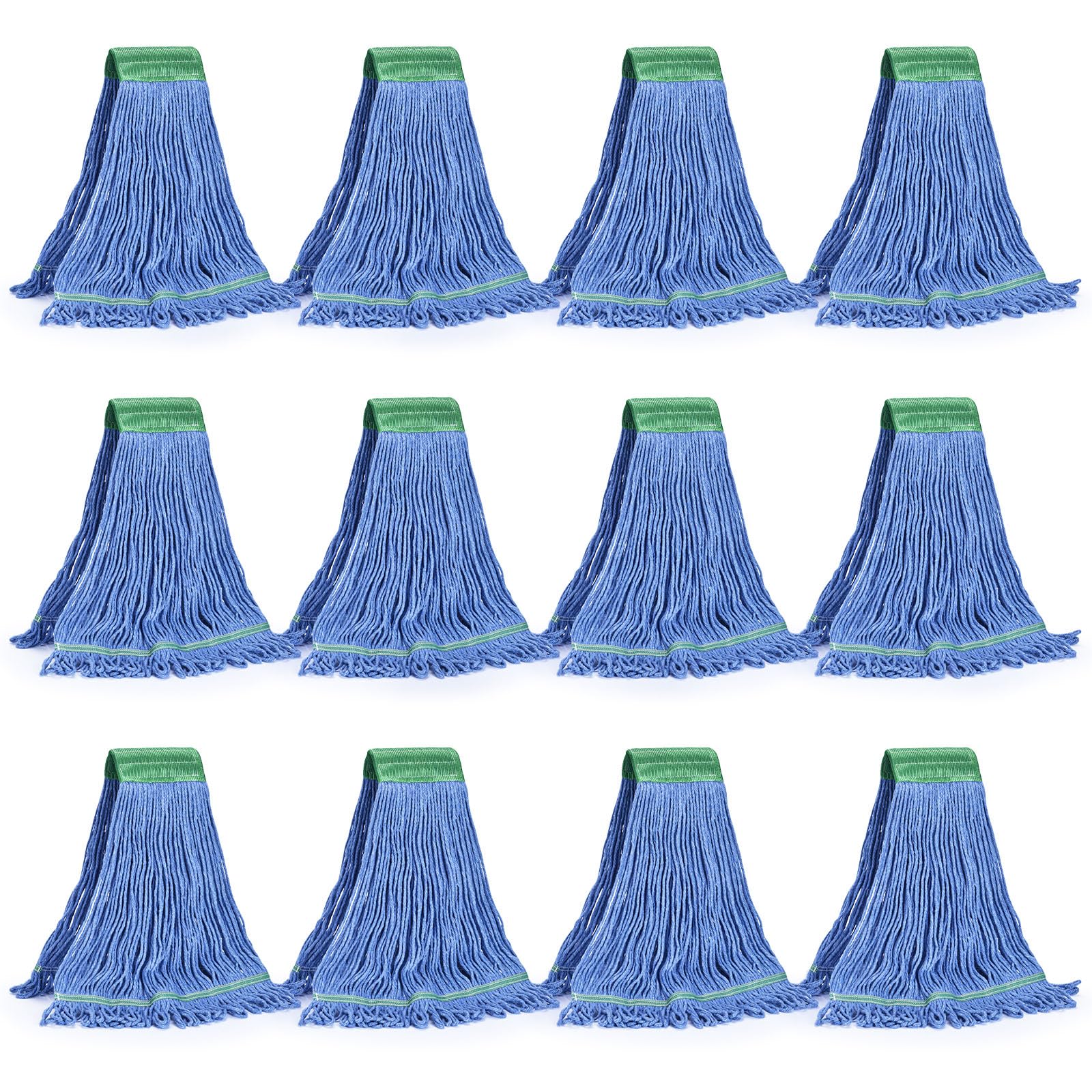 Matthew Cleaning Commercial Mop Head Replacement (12 Count)