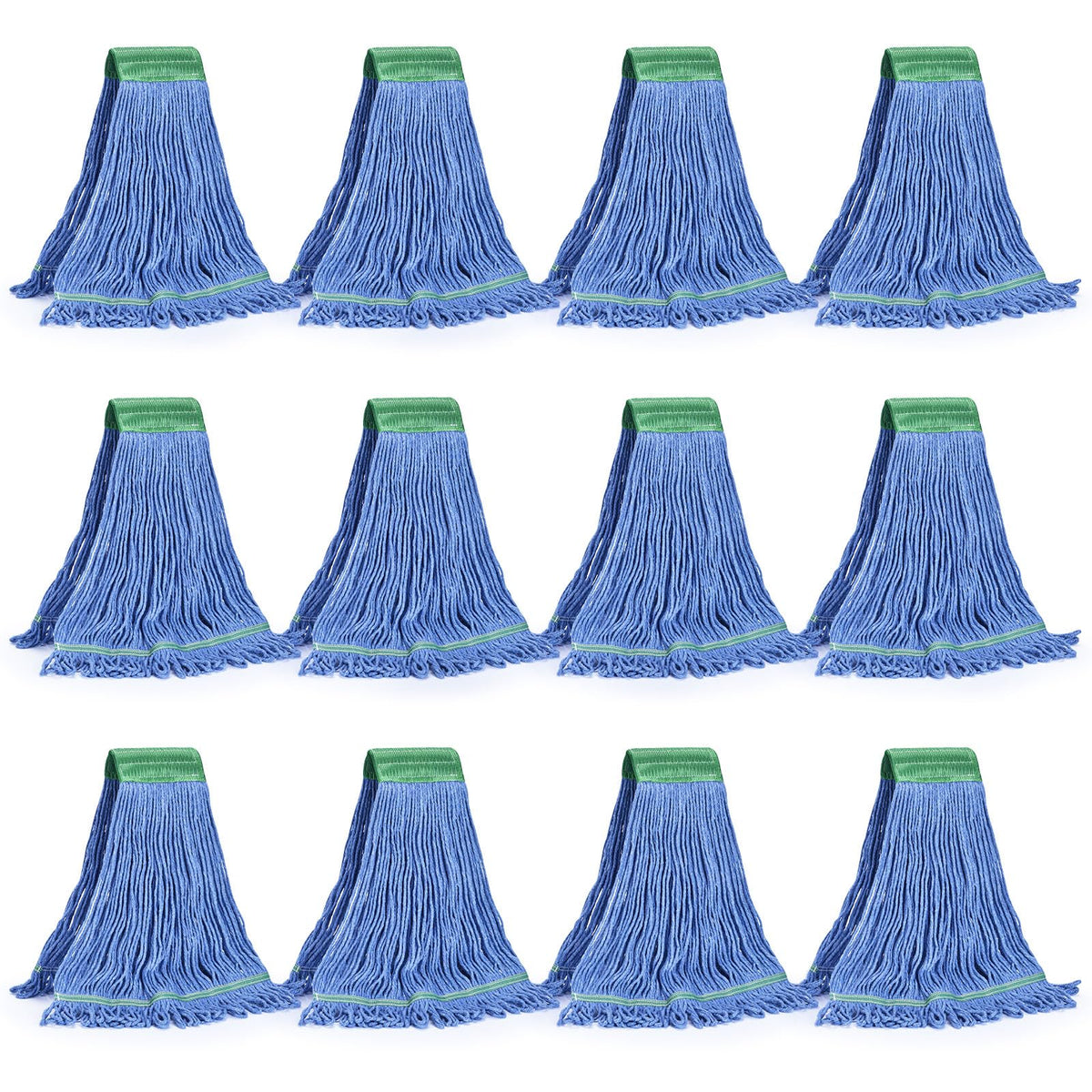 Matthew Cleaning Commercial Mop Head Replacement (12 Count)