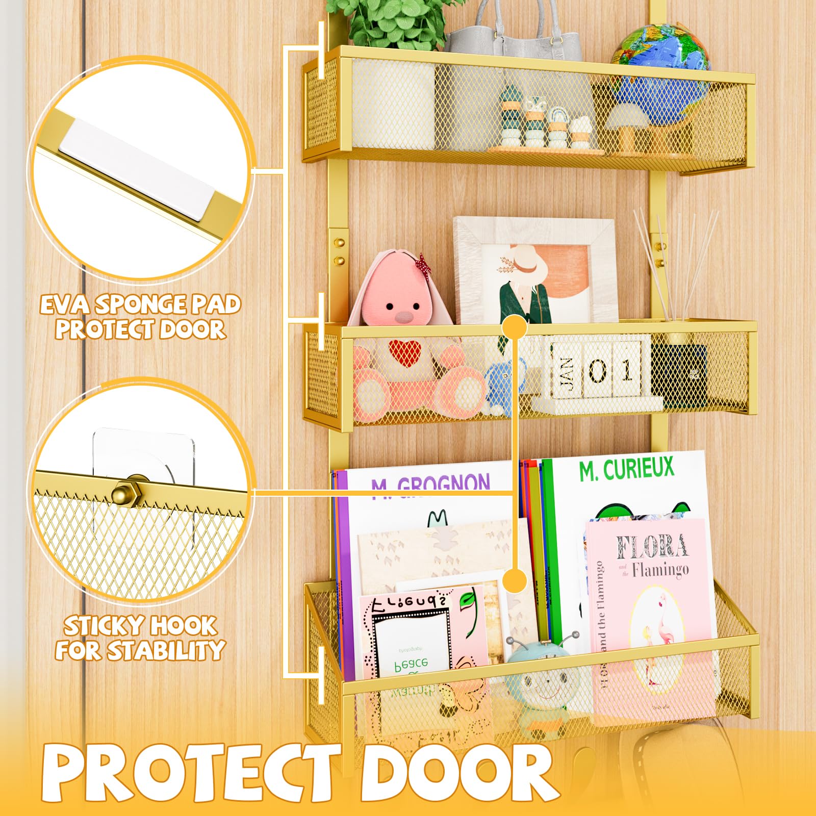 Over The Door Hooks Organizer
