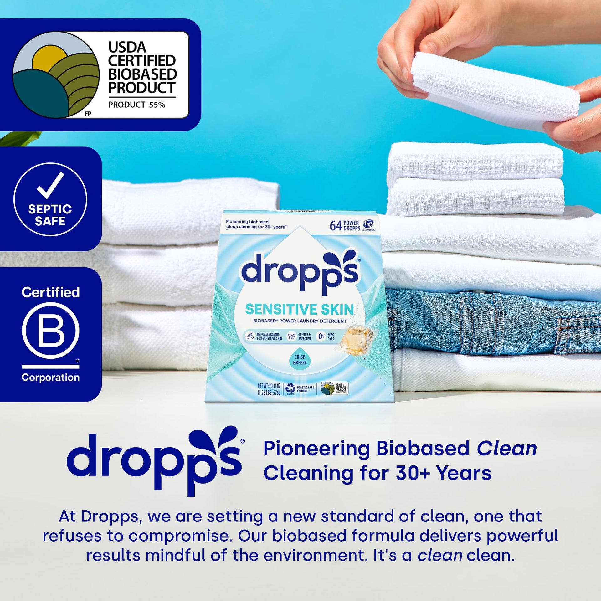 Sensitive Skin Laundry Detergent Pods (160 Count) - ModHome Supplies