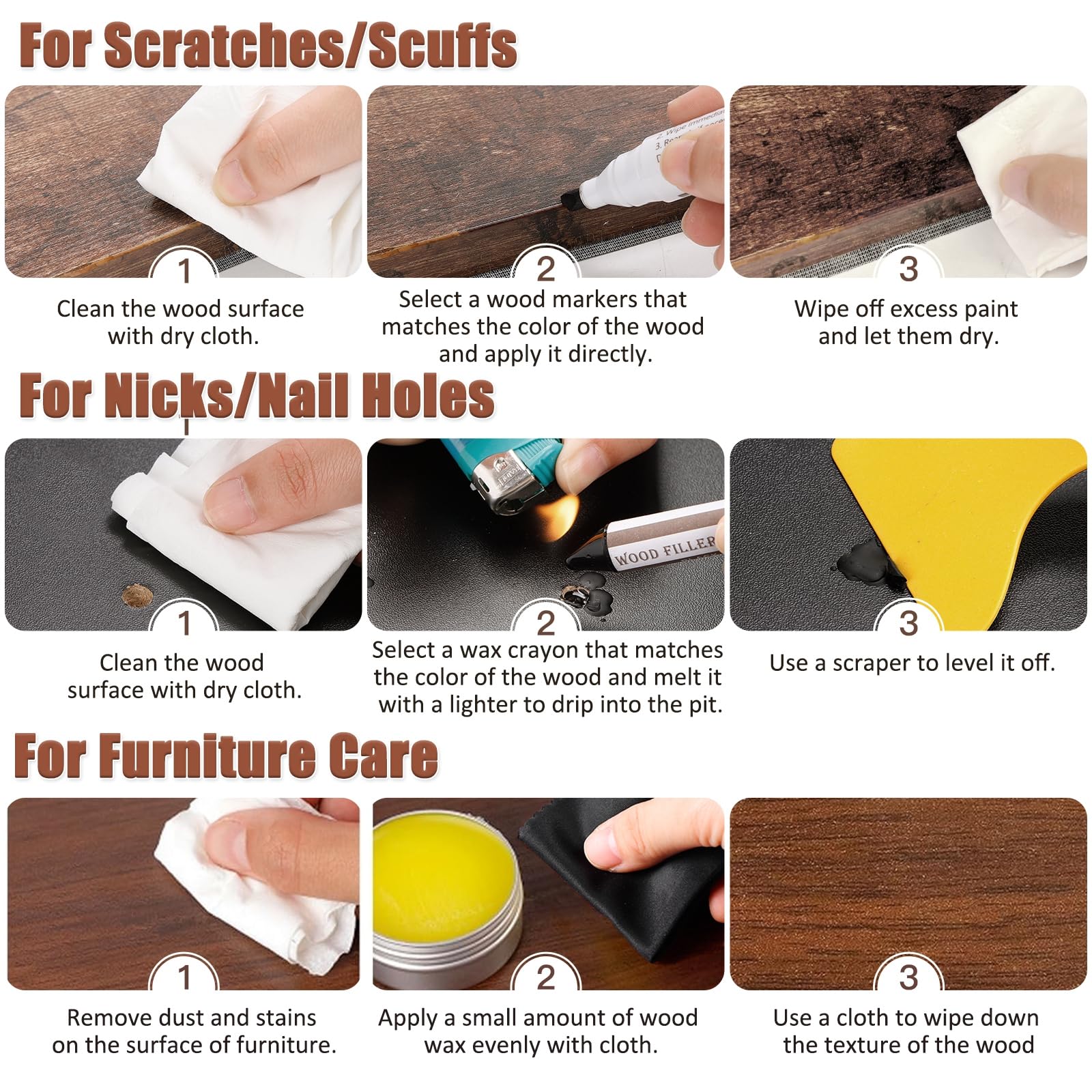Furniture Repair Kit (36 Count)