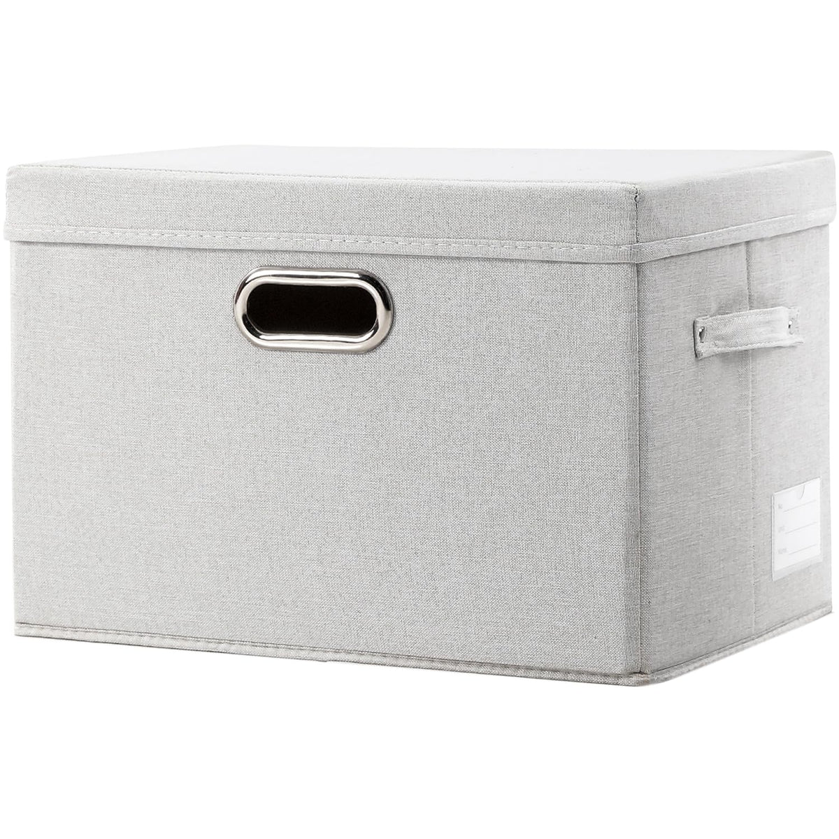 Large Collapsible Storage Bin with Lid [1