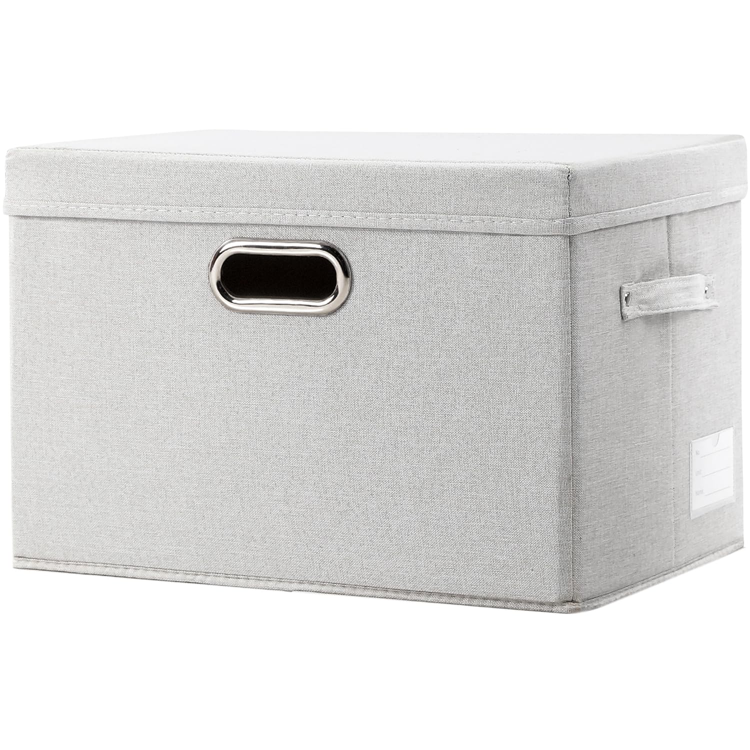 Collapsible Storage Bin with Lid [1