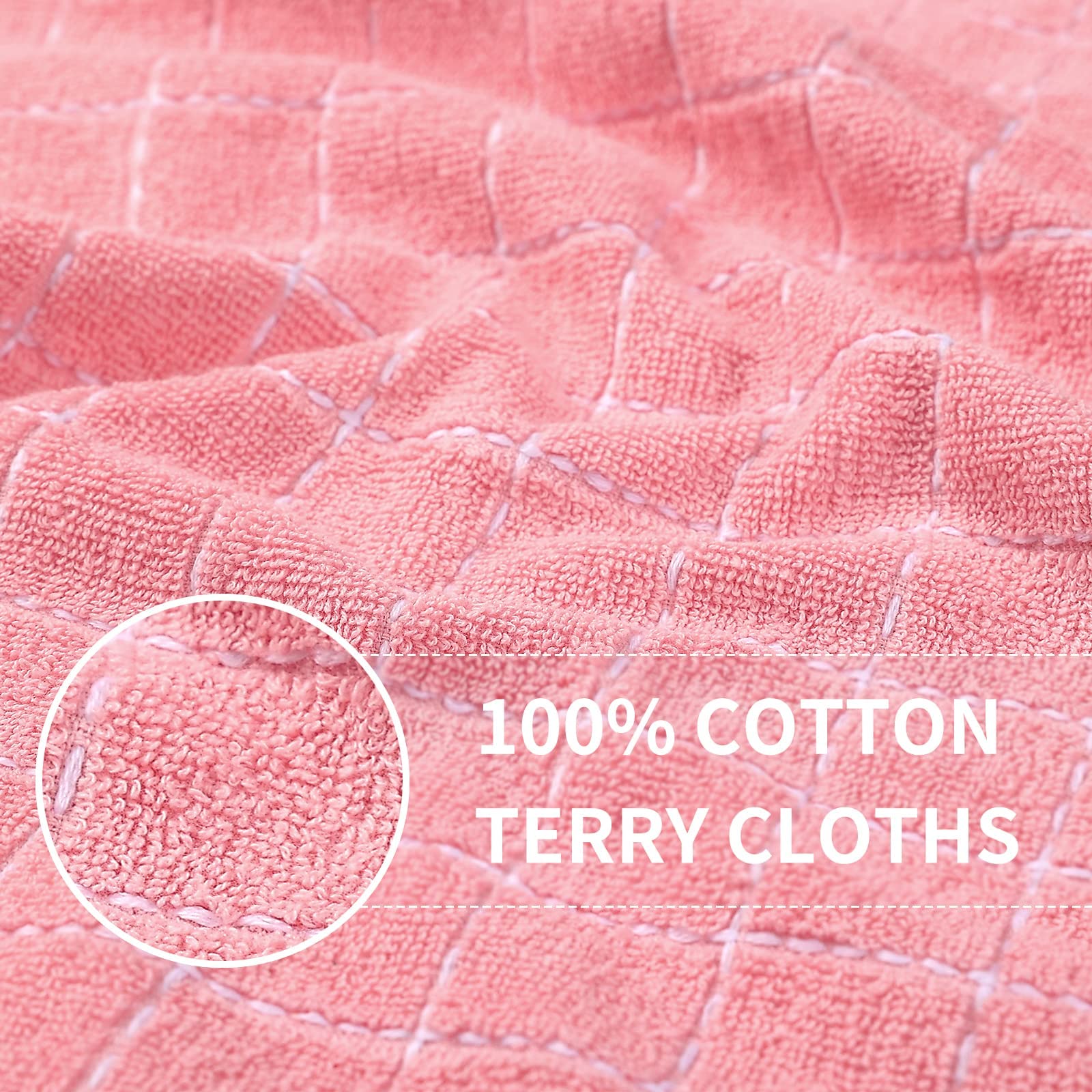 100% Cotton Terry Kitchen Towels (6 Count)