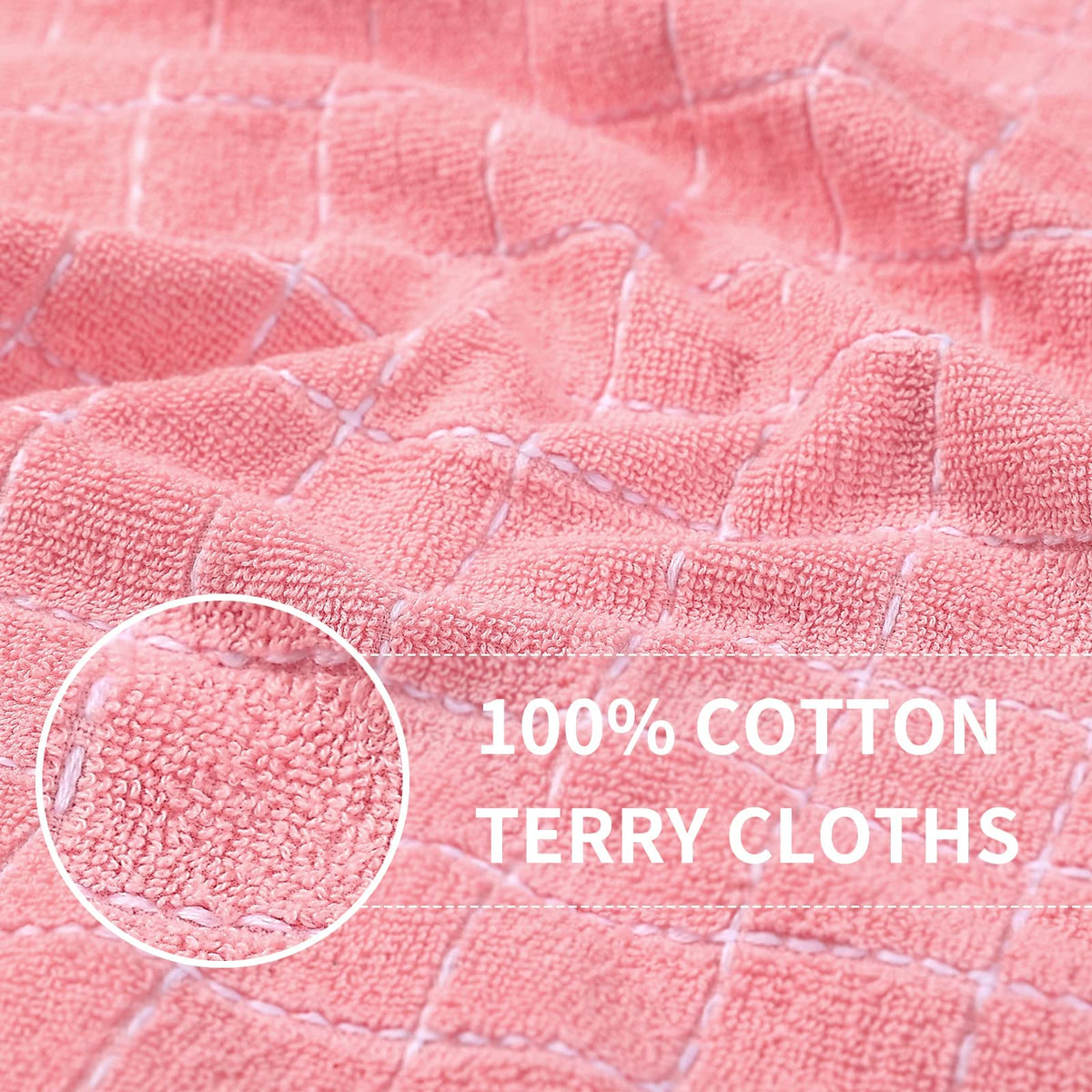 100% Cotton Terry Kitchen Towels (24 Count)