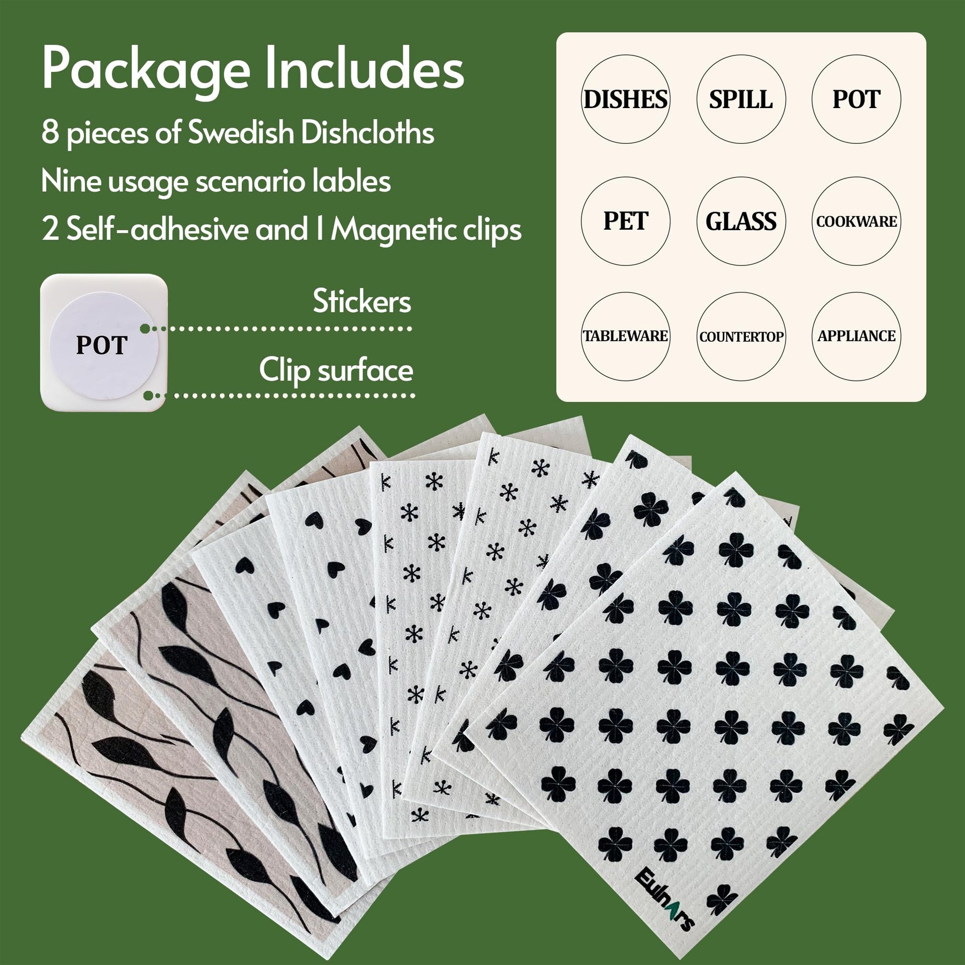 Reusable Paper Towels (8 Count)