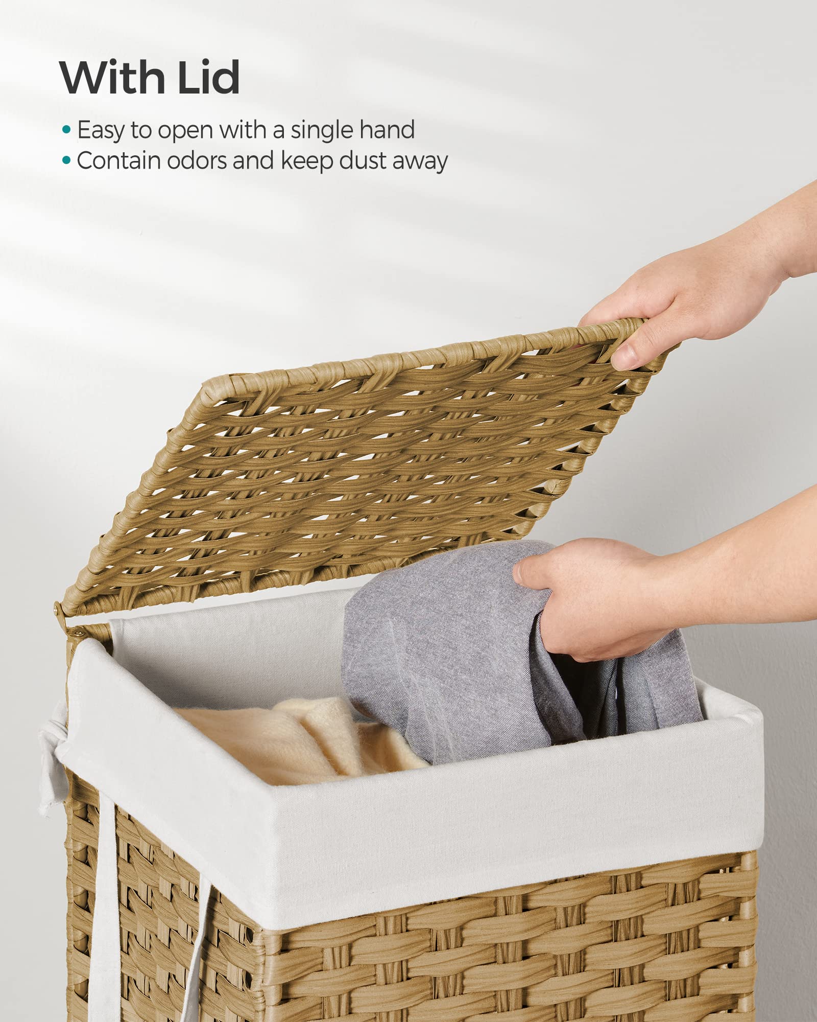 Laundry Hamper with Lid