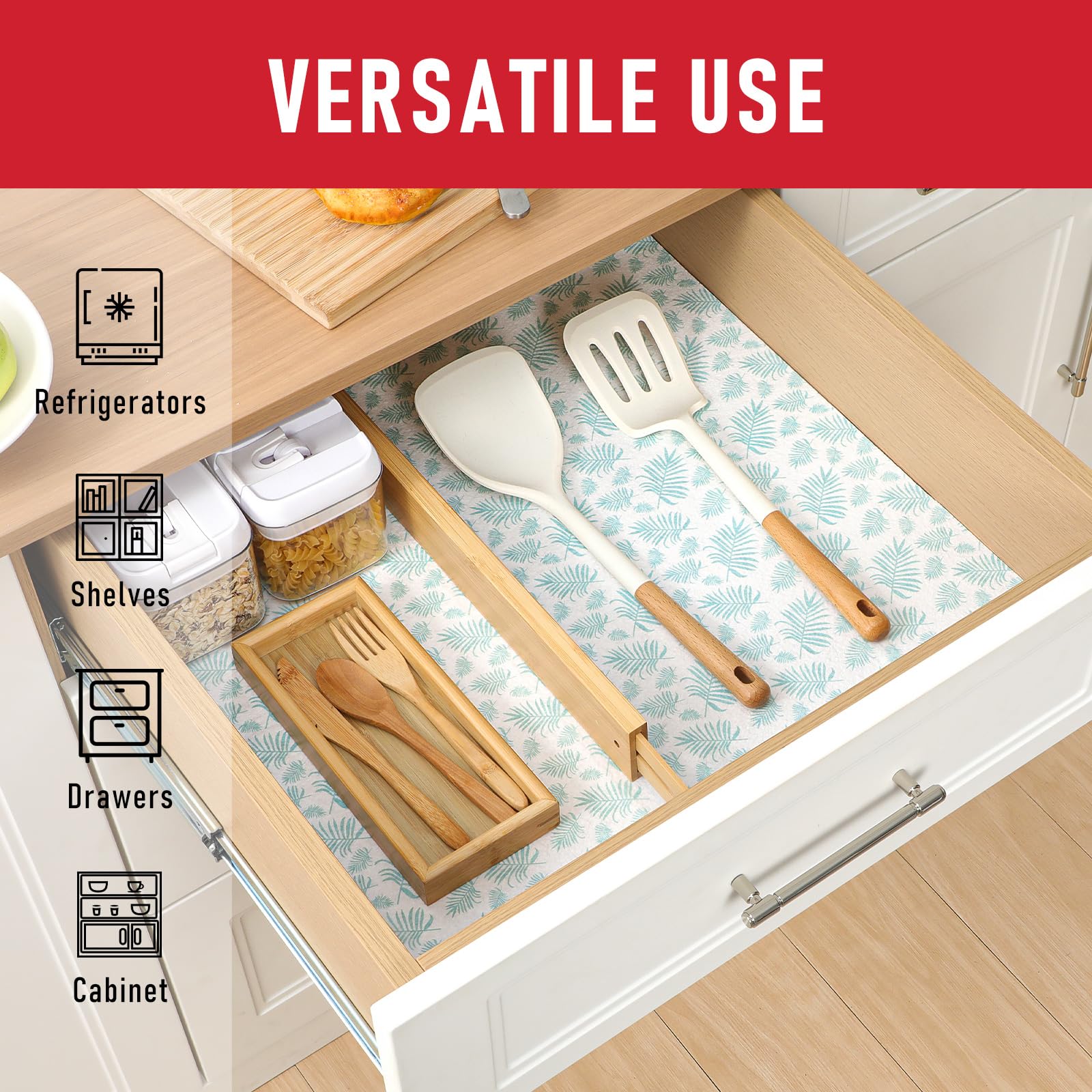 Absorbent Refrigerator Liners (24 Sq Ft)