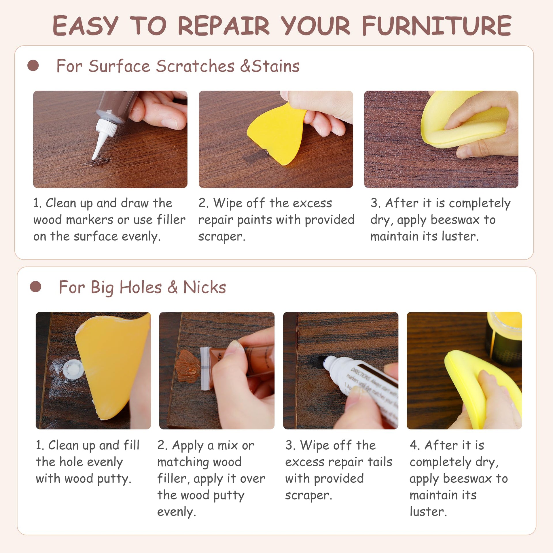 Wood Furniture Repair Kit (36 Count)