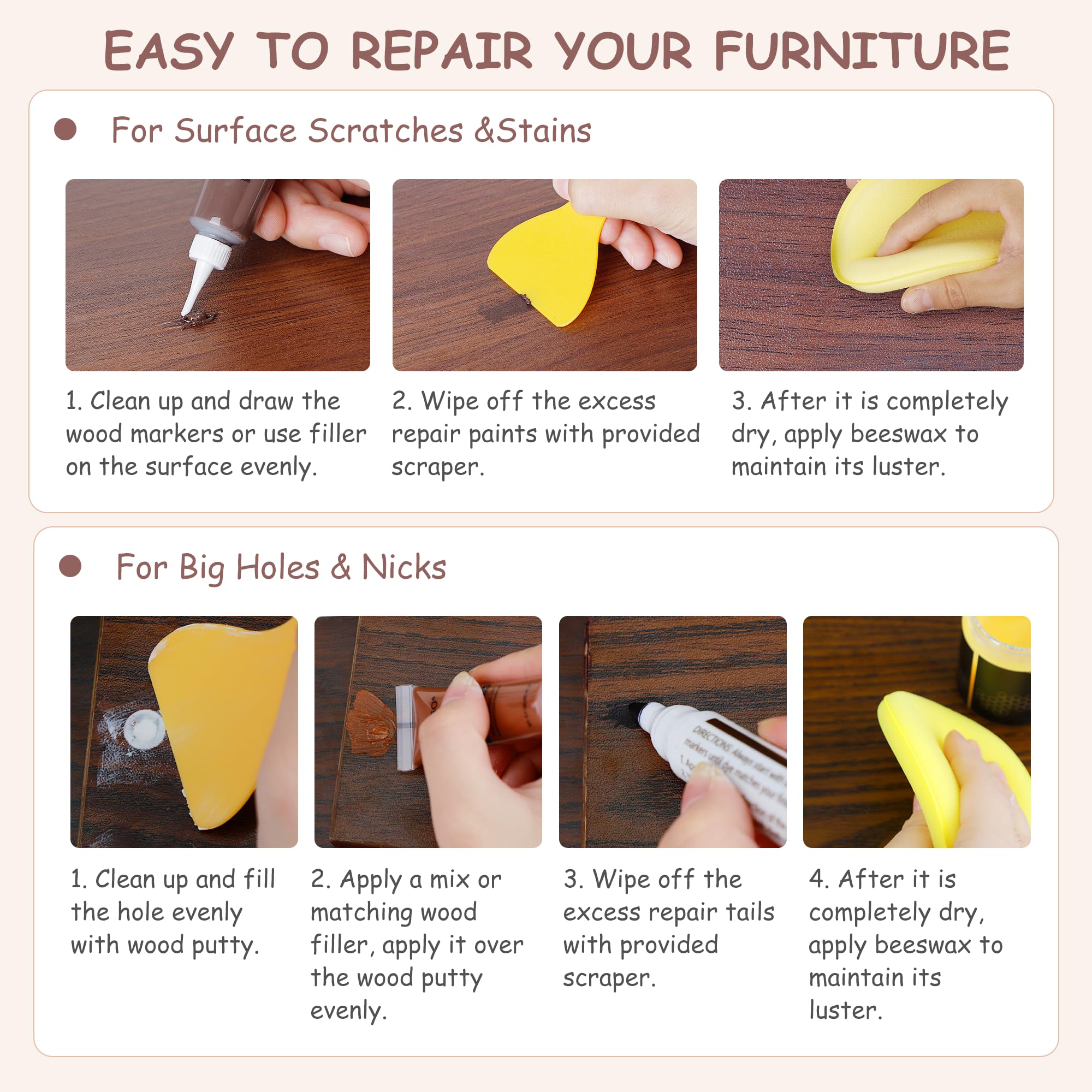 Wood Furniture Repair Kit (36 Count)