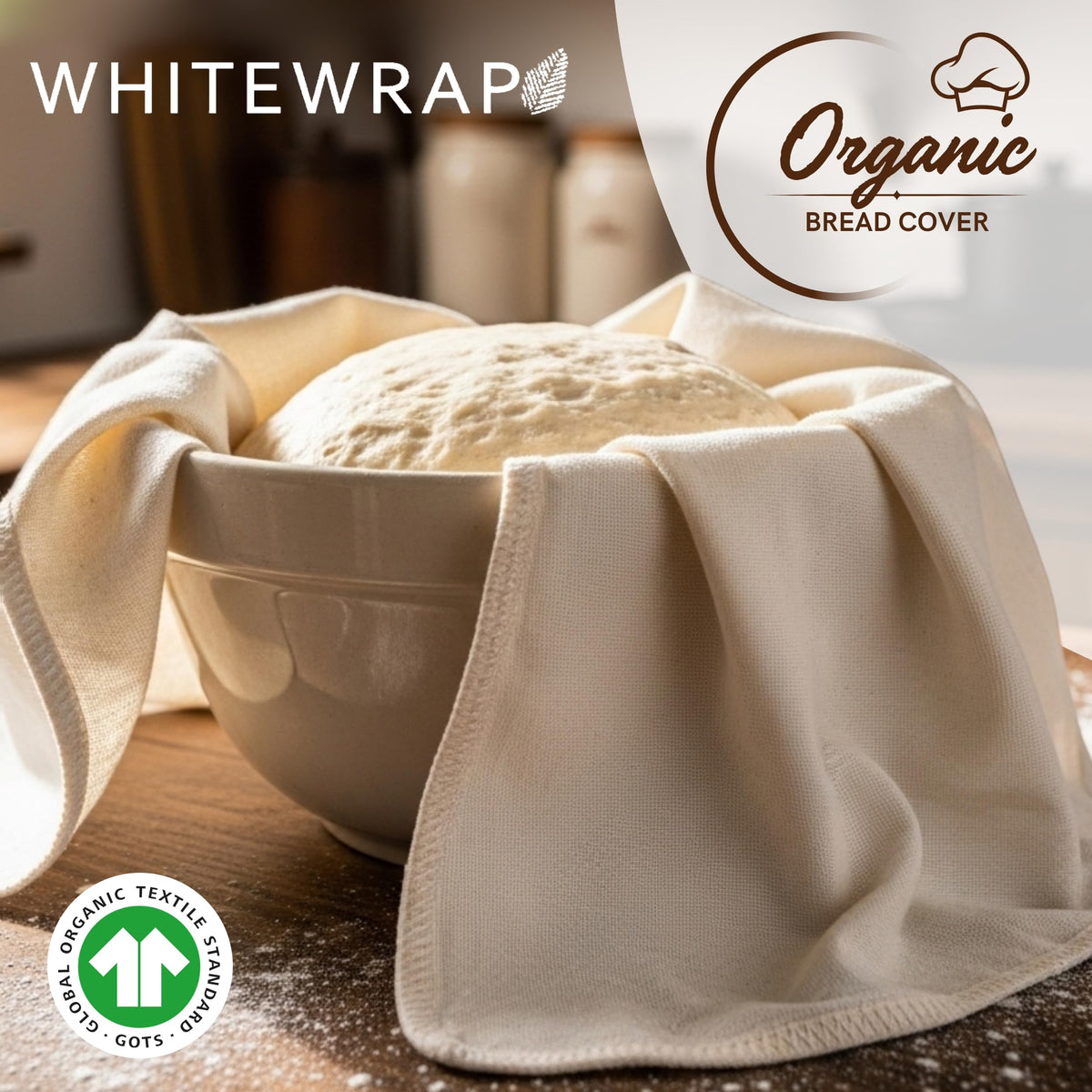 Flour Sack Towels for Bread Dough Proofing