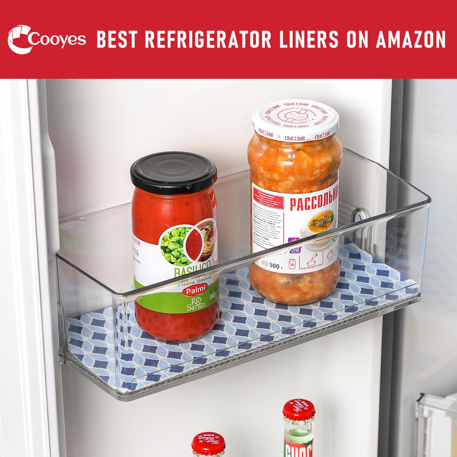 6 Pack Cloth Shelf Liners 17.7" × 24"