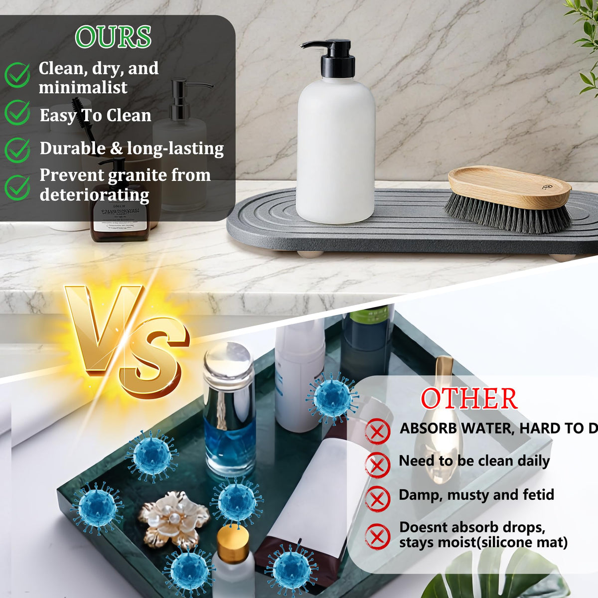 Instant Dry Sink Caddy Organizer
