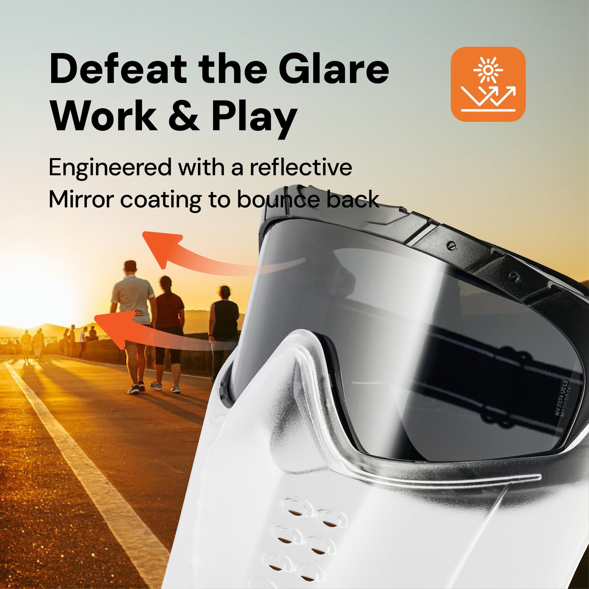 SG220 Plus Full Face Safety Goggles with Detachable Shield