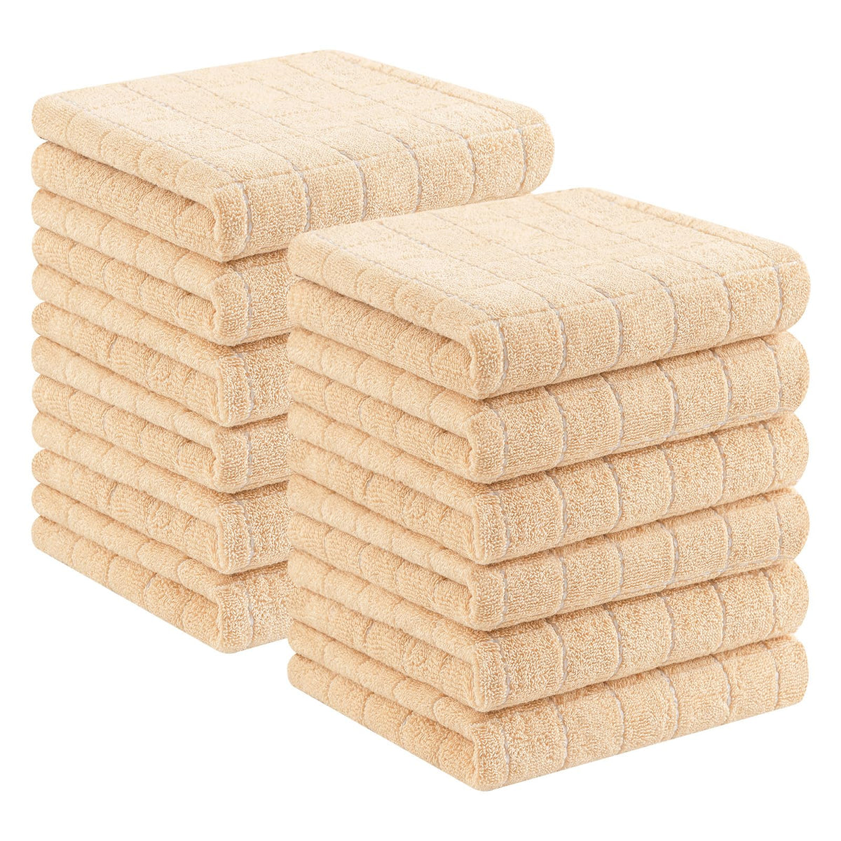 100% Cotton Terry Kitchen Towels (12 Count)
