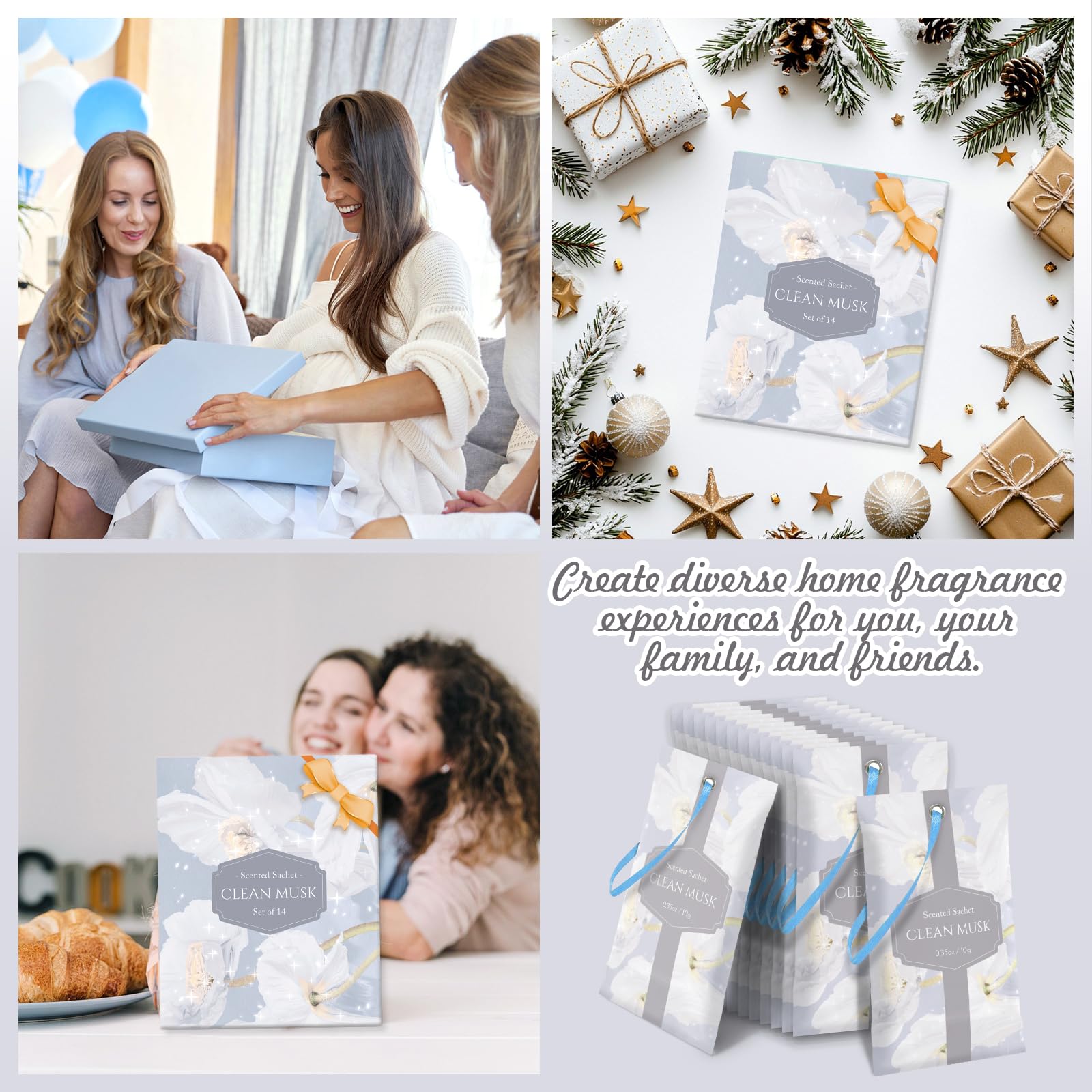 Scented Sachets for Drawer and Closet (14 Count)