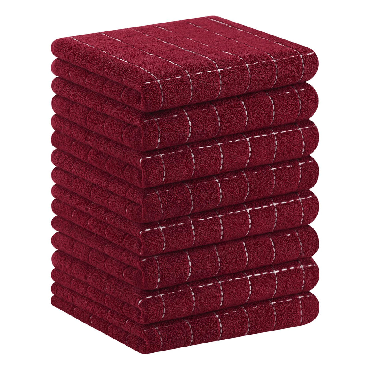 100% Cotton Terry Kitchen Towels (8 Count)