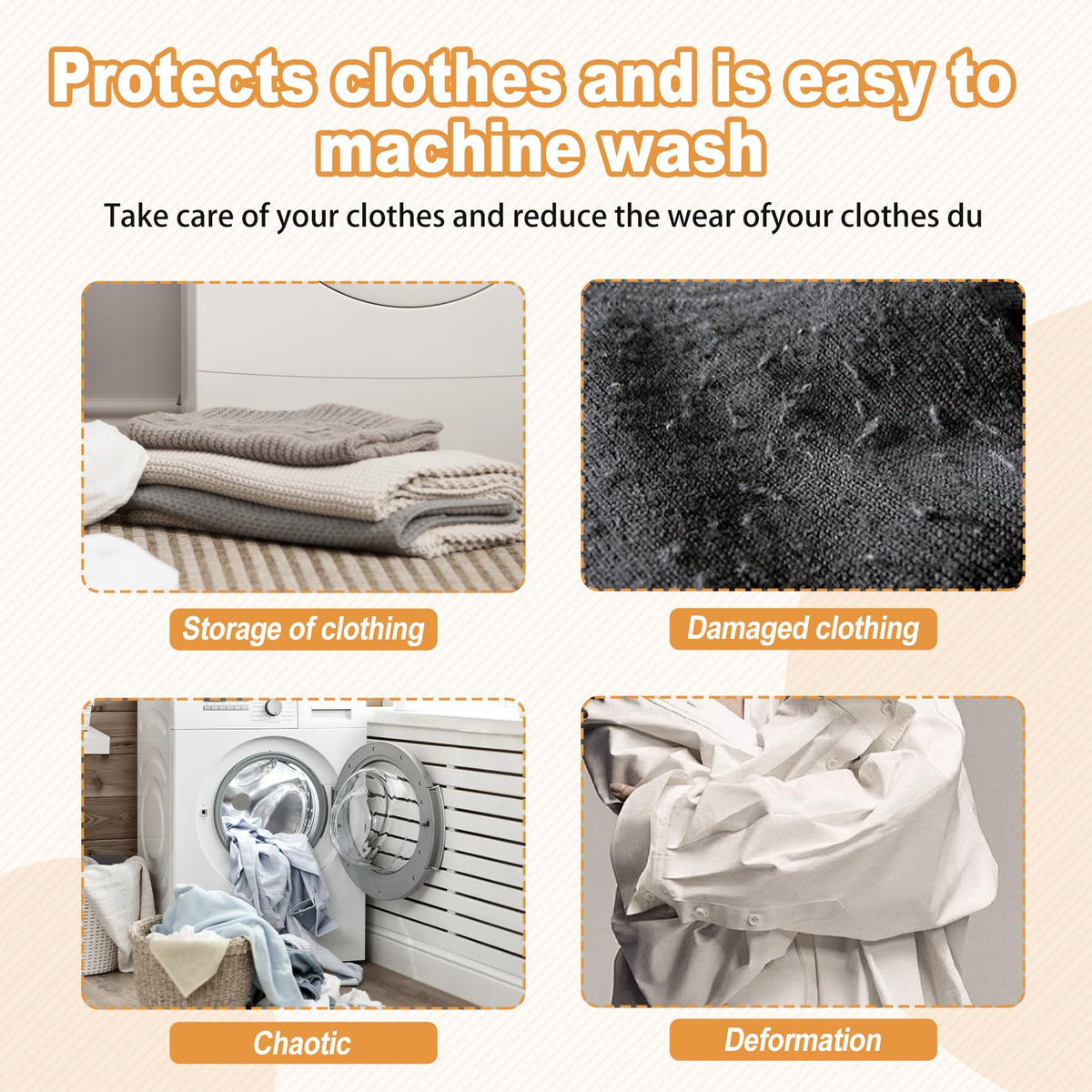 Mesh Laundry Wash Bags Set