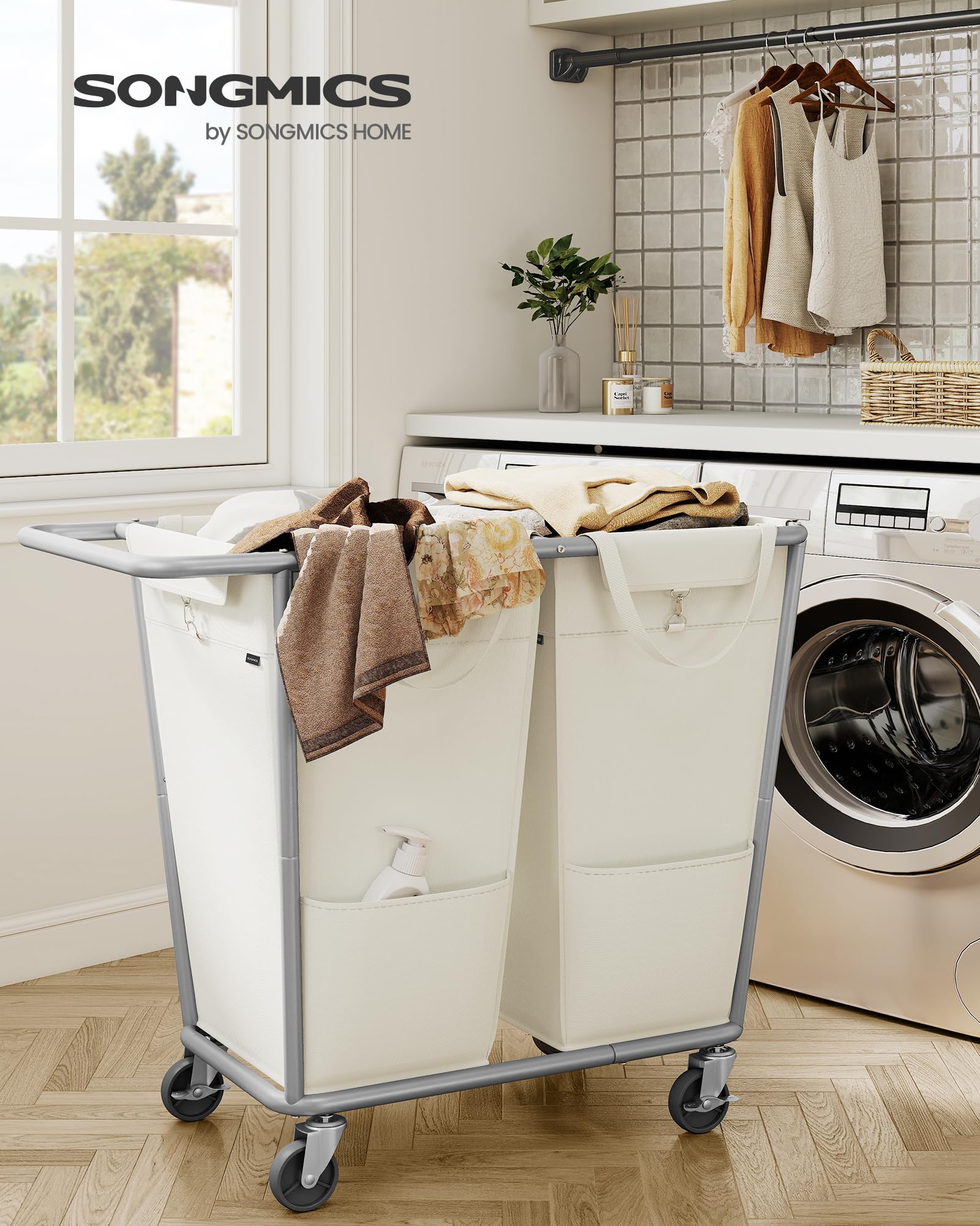 Laundry Basket with Wheels - ModHome Supplies