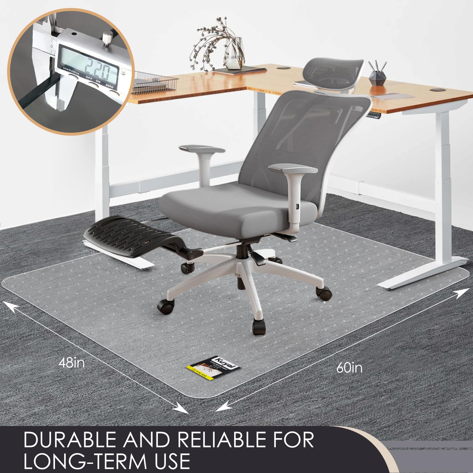 Office Chair Mat for Carpet (2 Count)