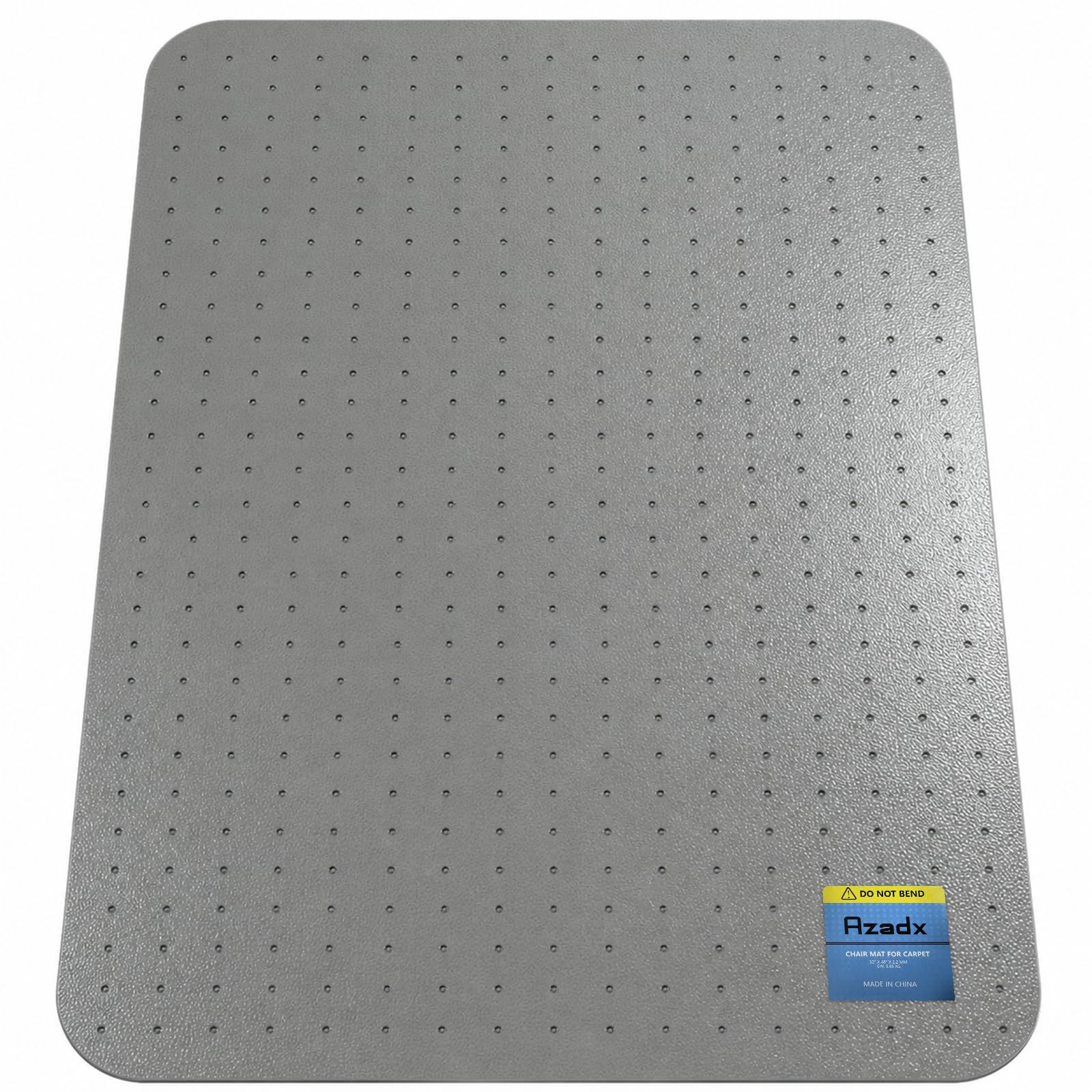 Heavy Duty Office Chair Mat for Carpet 36" x 48" Hard Material