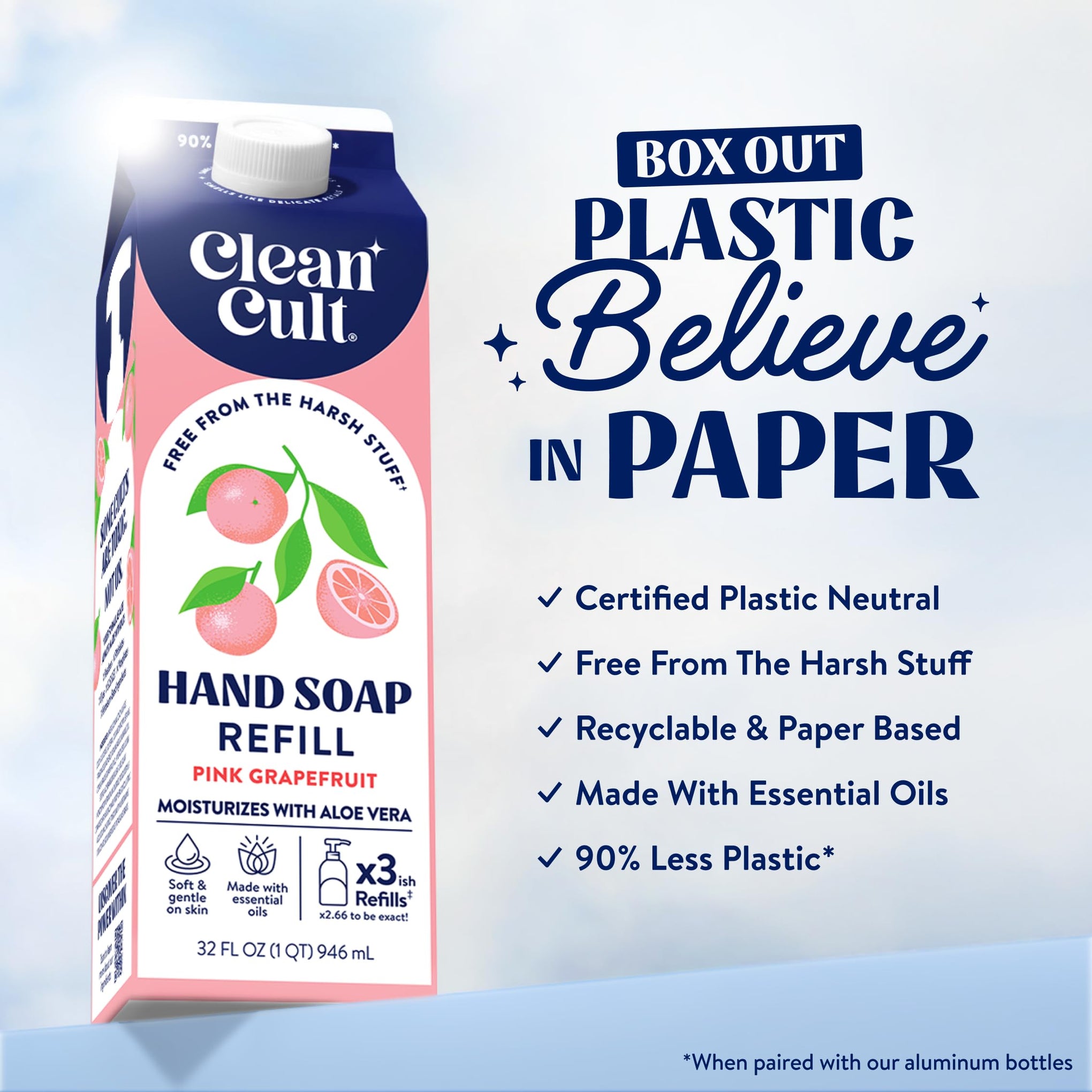 Liquid Hand Soap Refill (64 Fl Oz)
