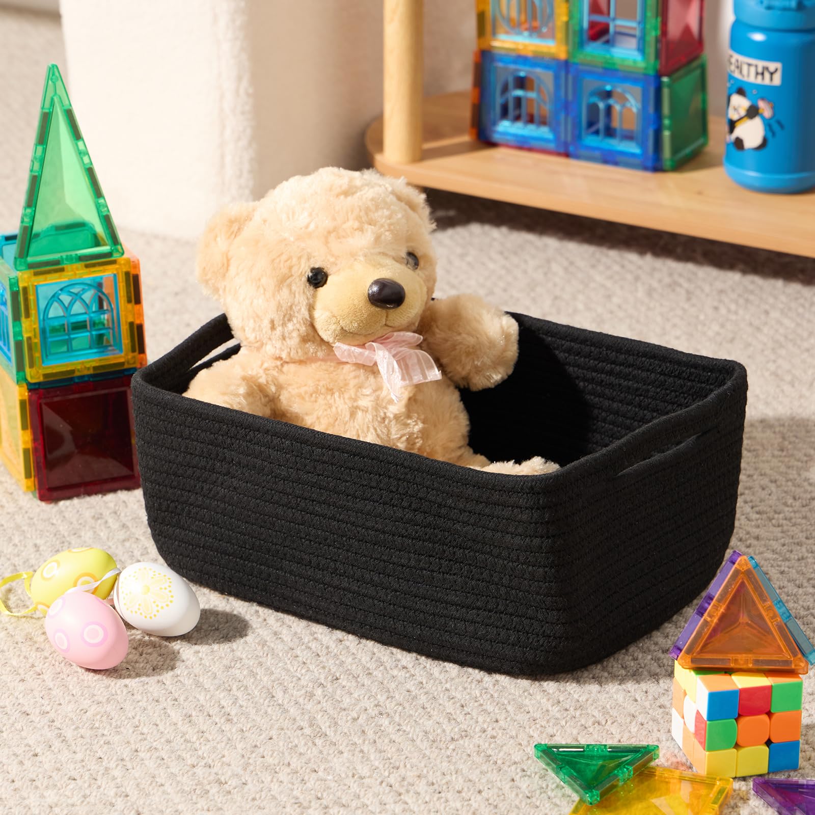Small Storage Baskets for Organizing (3 Count)